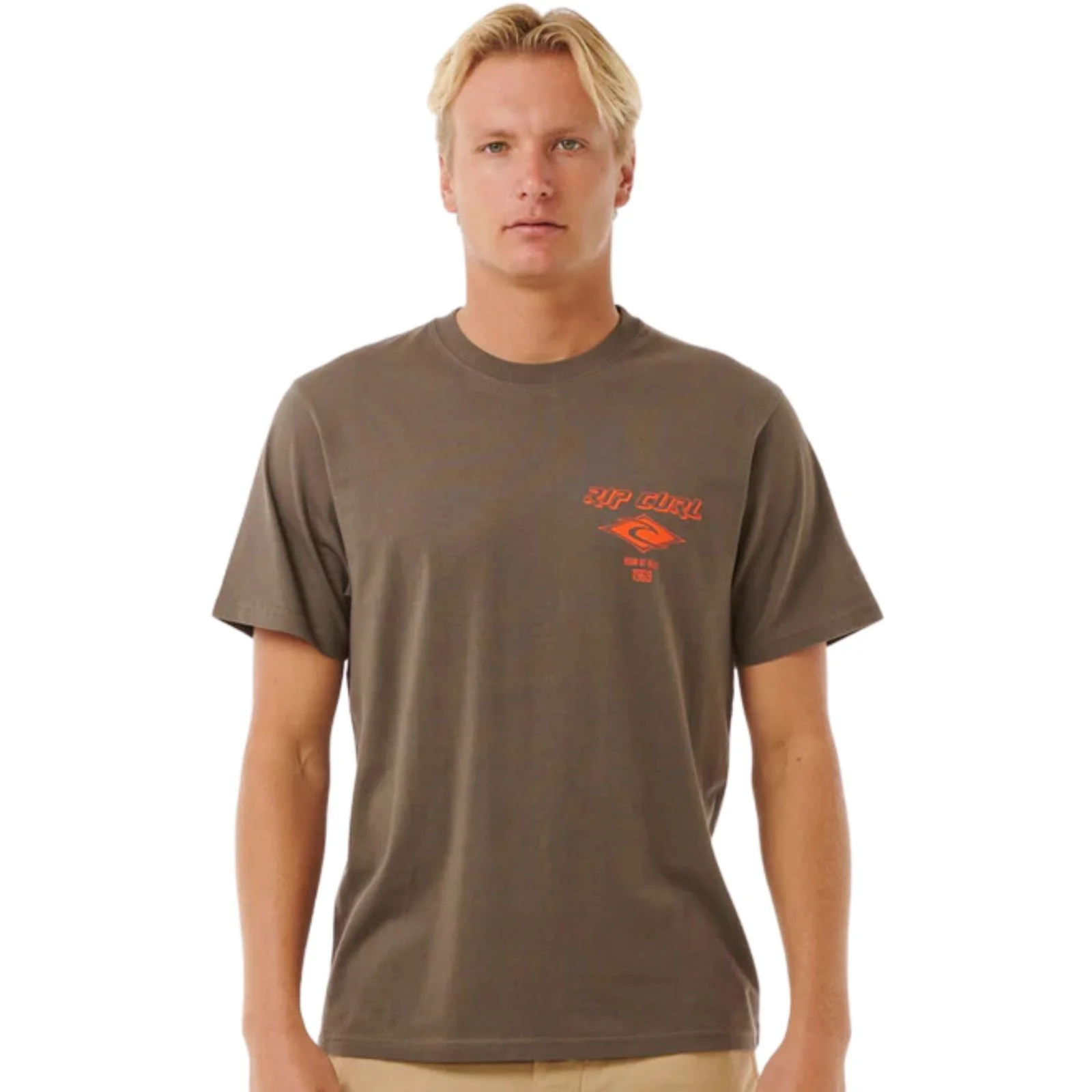 Rip Curl Mens Fade Out Icon Short Sleeve T-Shirt - Image 5