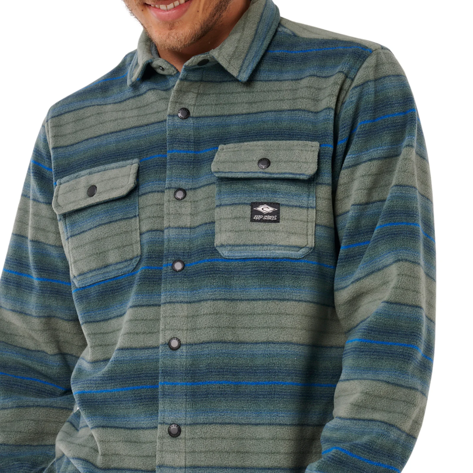 Rip Curl Mens Fun Times Polar Fleece Long Sleeve Shirt - Image 14
