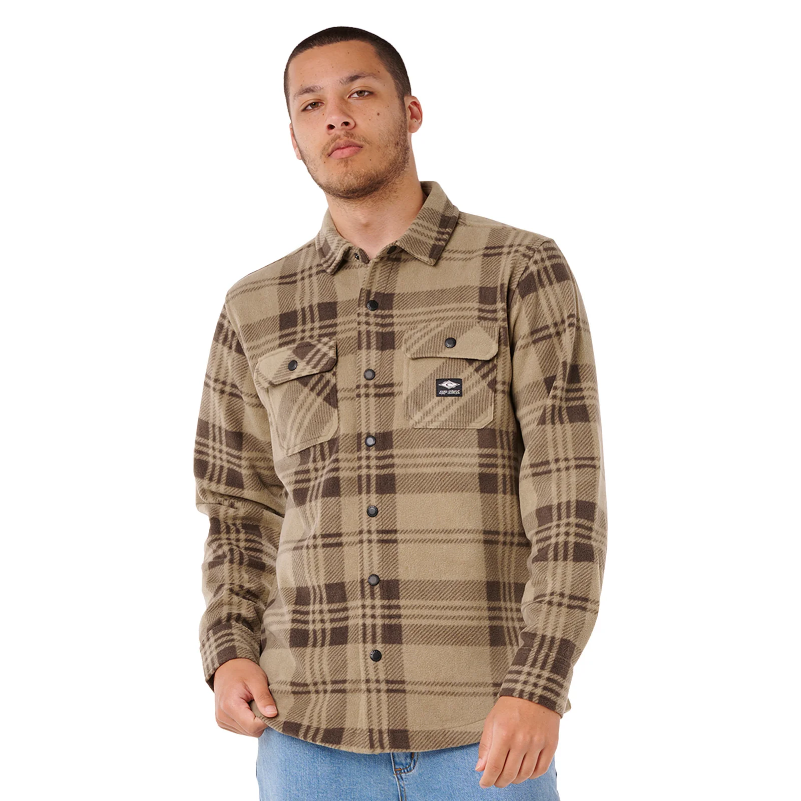 Rip Curl Mens Fun Times Polar Fleece Long Sleeve Shirt - Image 3