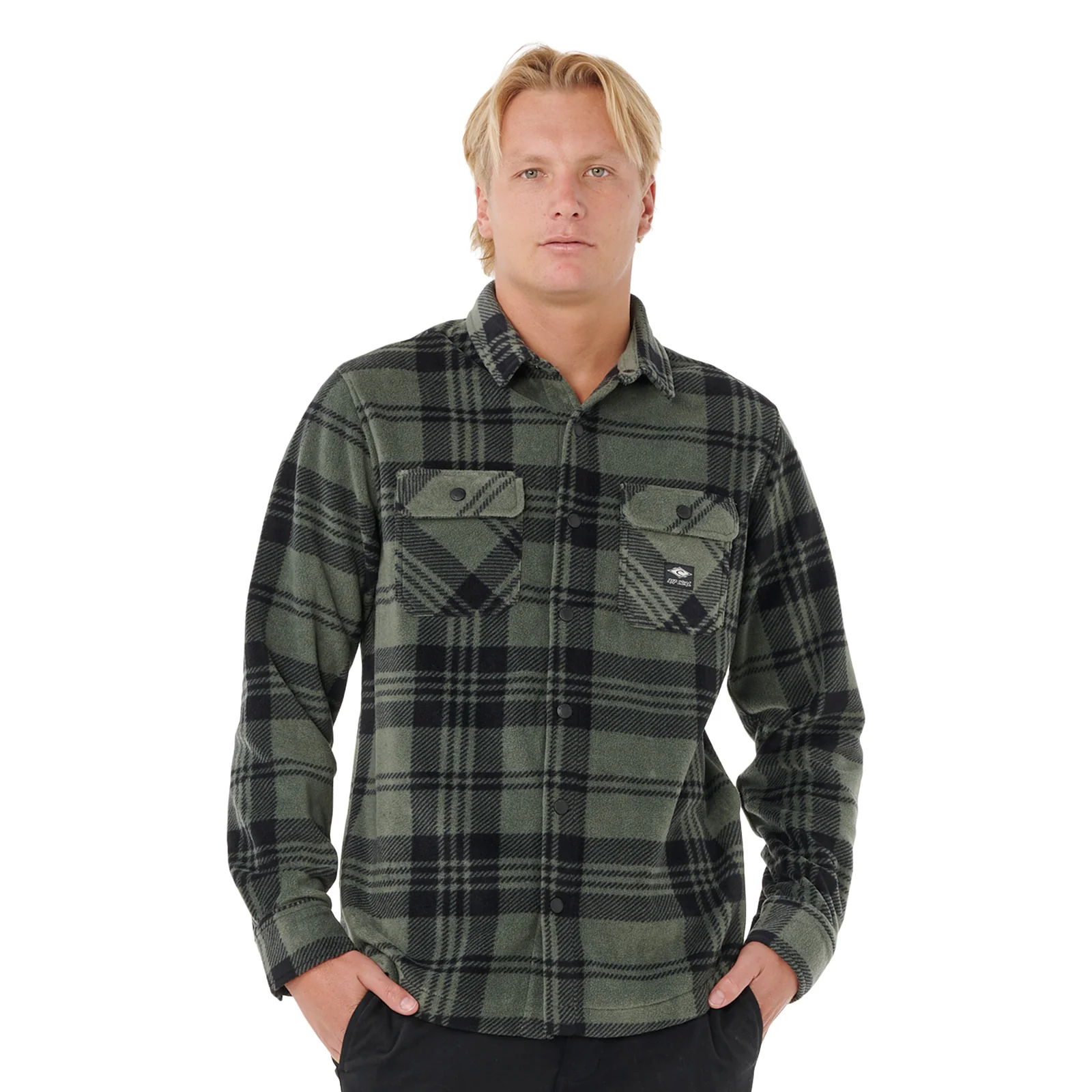 Rip Curl Mens Fun Times Polar Fleece Long Sleeve Shirt - Image 4