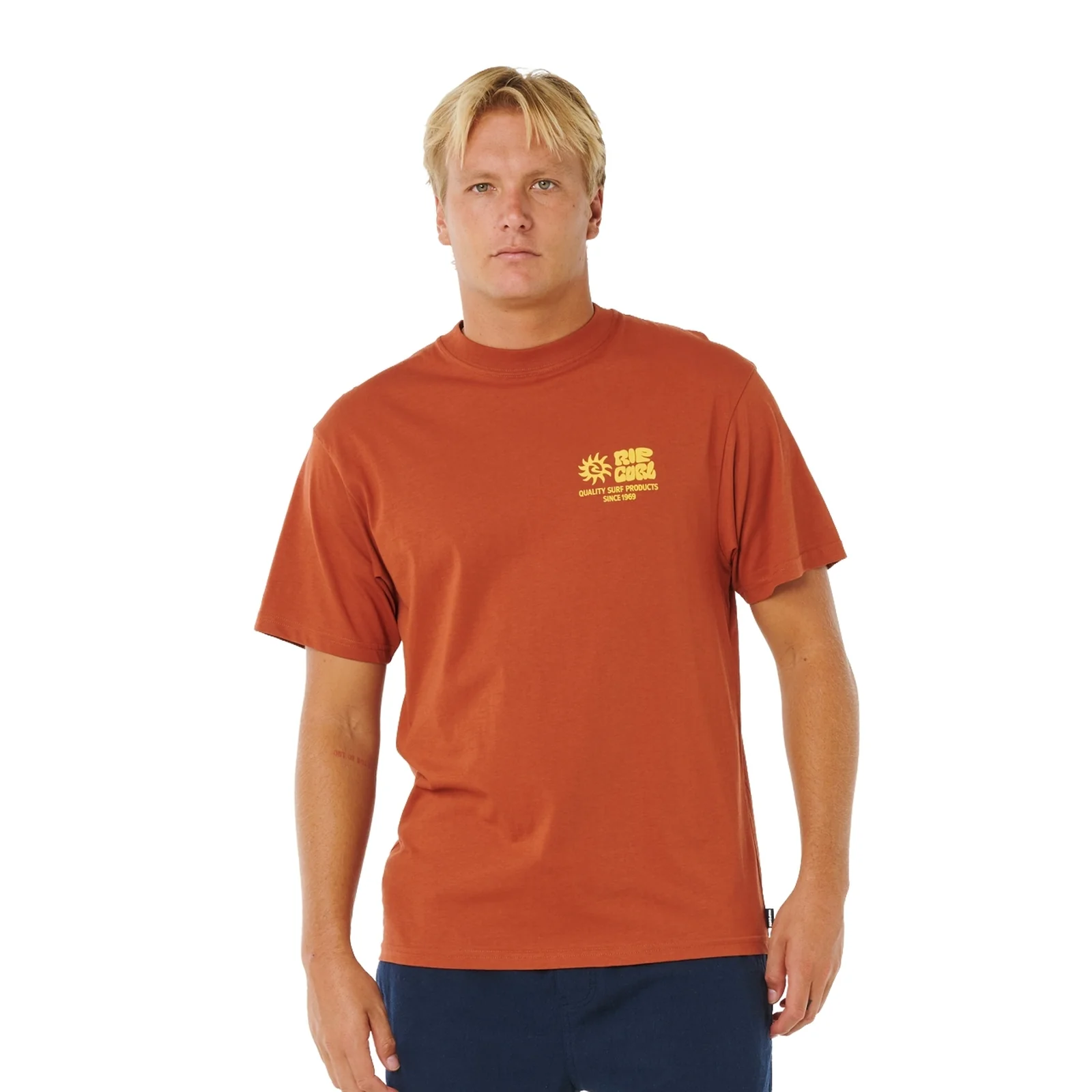Rip Curl Mens Pacific Rinse Glass Off Short Sleeve T-Shirt - Image 4
