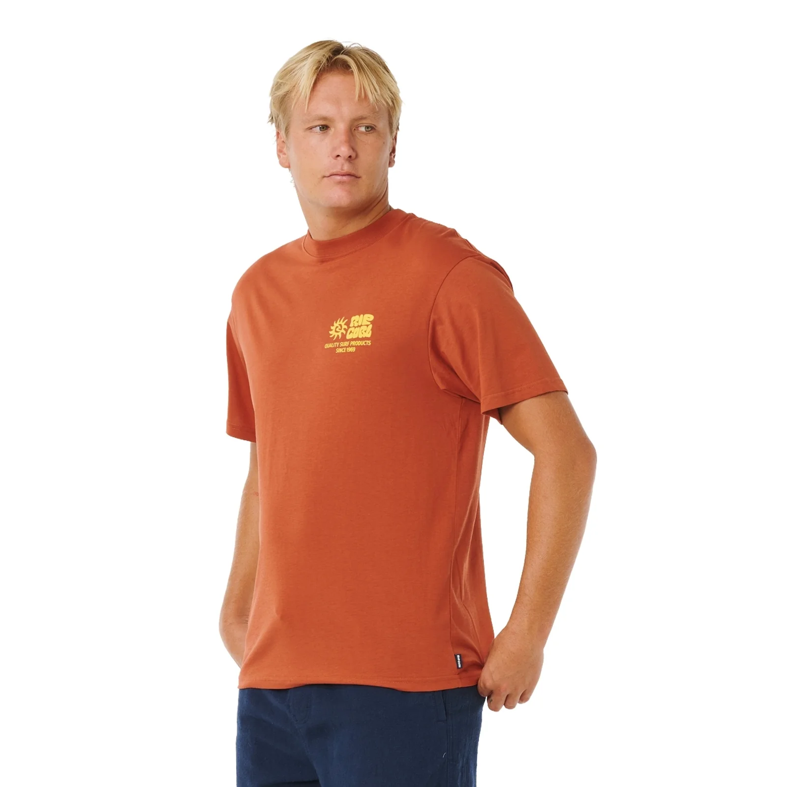 Rip Curl Mens Pacific Rinse Glass Off Short Sleeve T-Shirt - Image 7