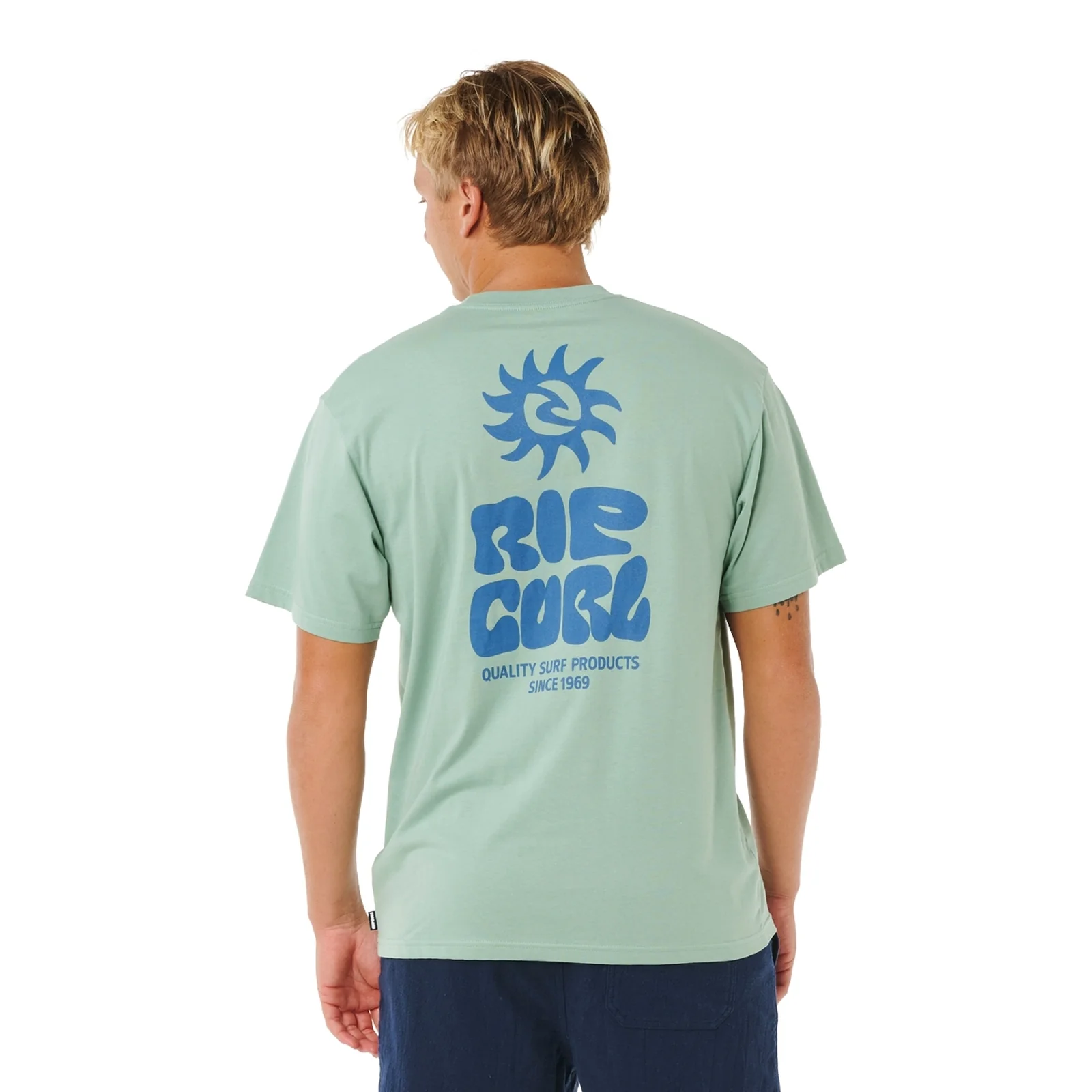 Rip Curl Mens Pacific Rinse Glass Off Short Sleeve T-Shirt - Image 9