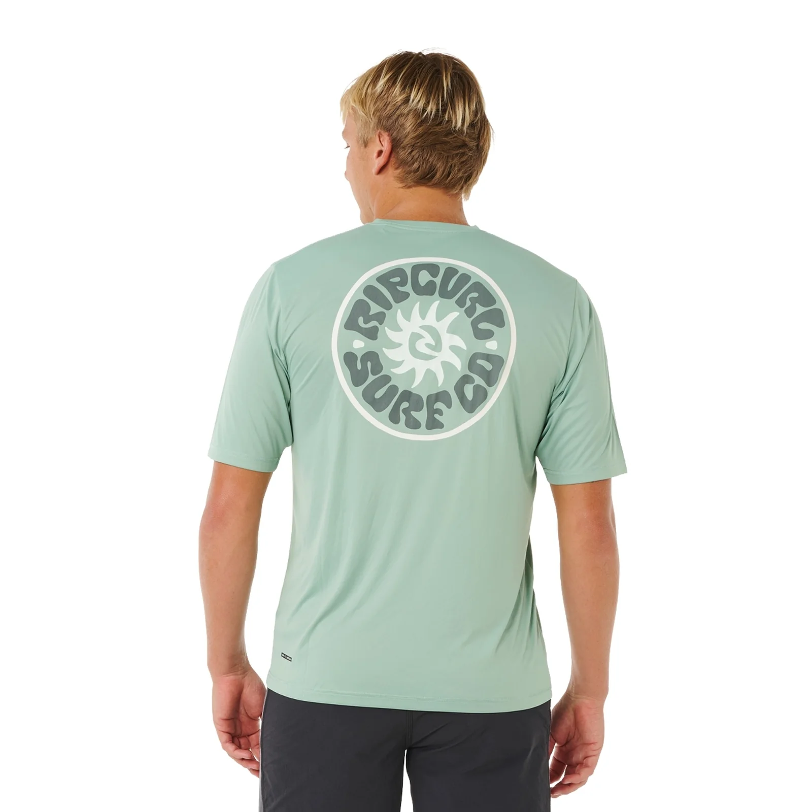 Rip Curl Mens Pacific Rinse Surflite Short Sleeve Rash Vest - Image 7