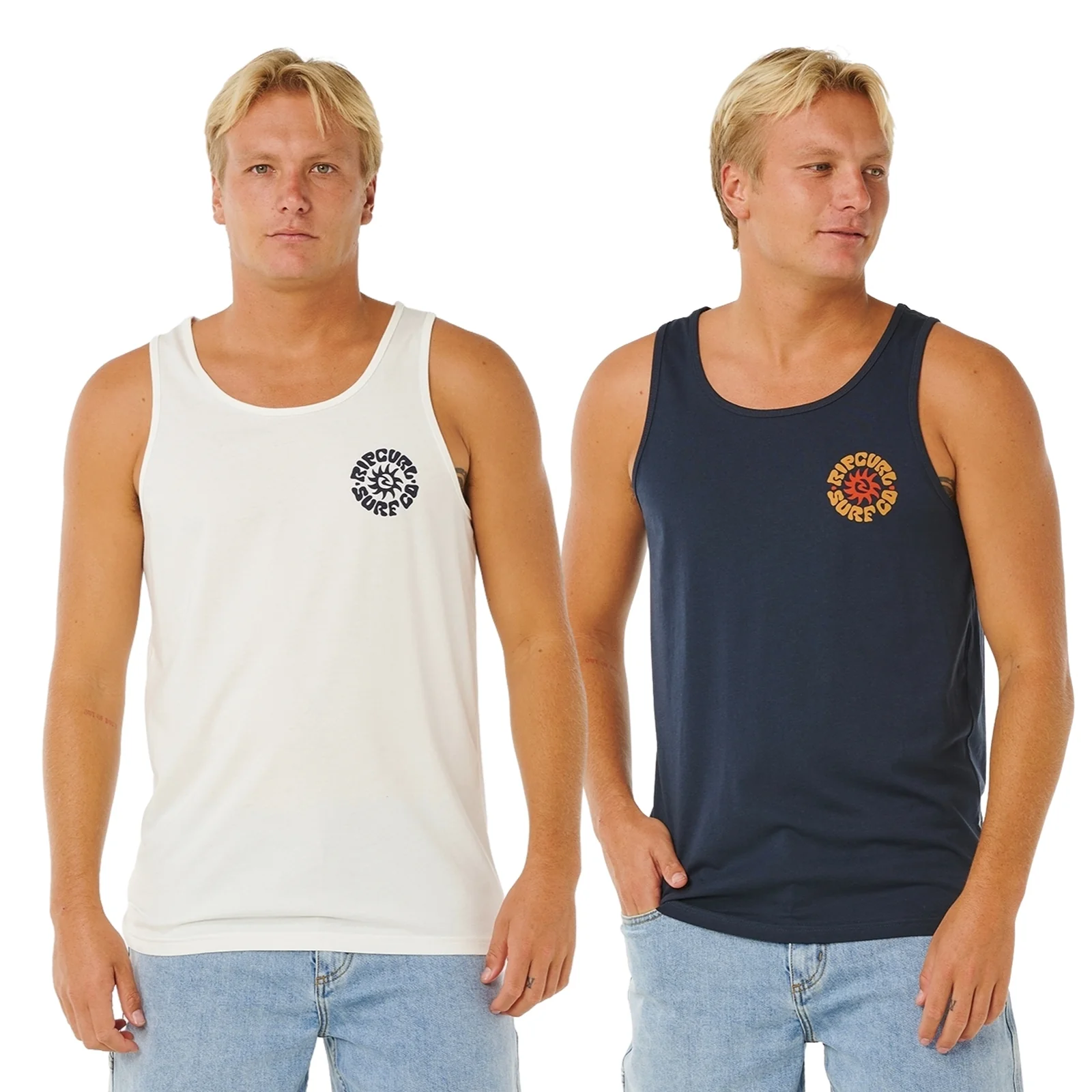 Rip Curl Mens Pacific Rinse Tank Graphic Vest
