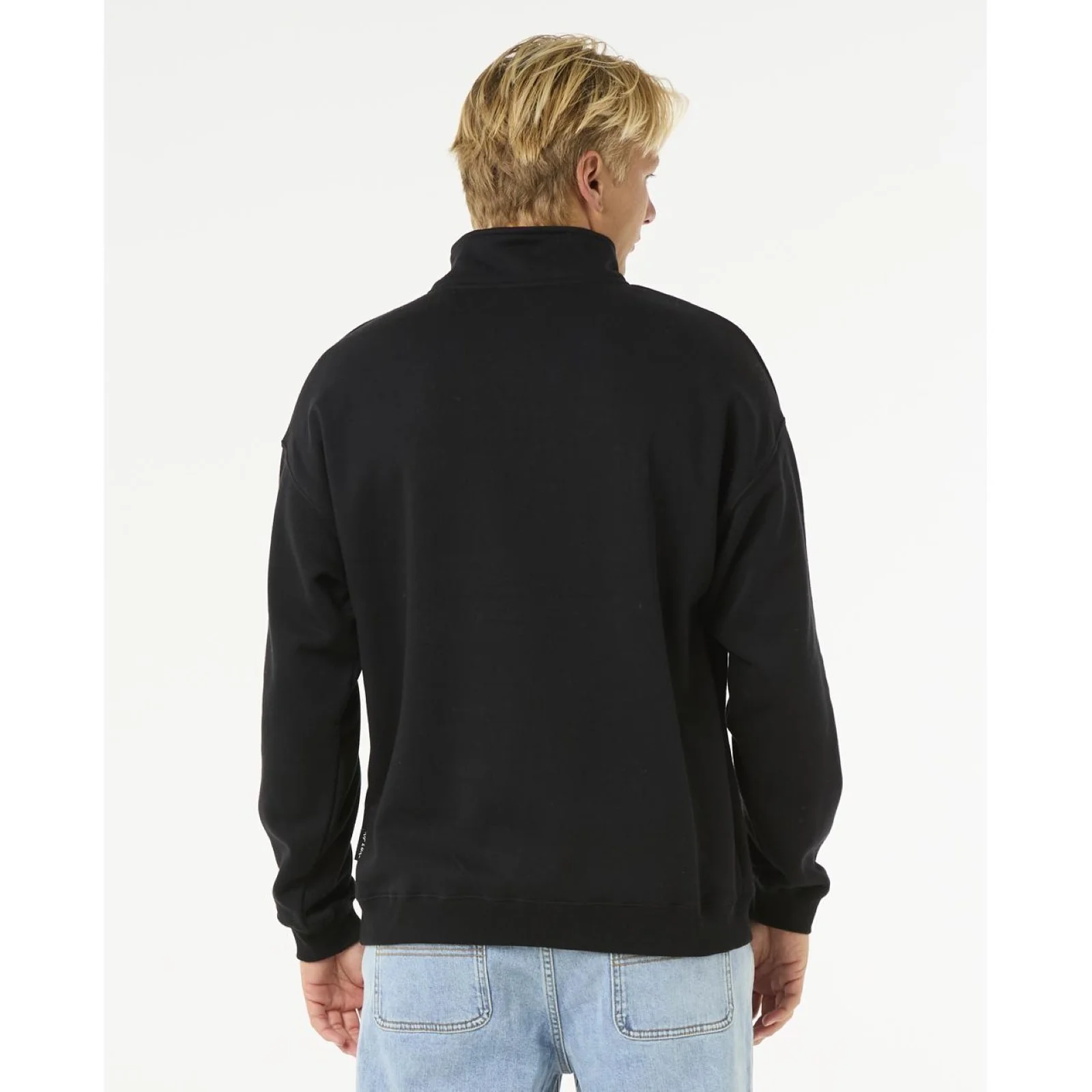 Rip Curl Mens Pill Icon Half Zip Crew Half Zip Fleece - Image 3