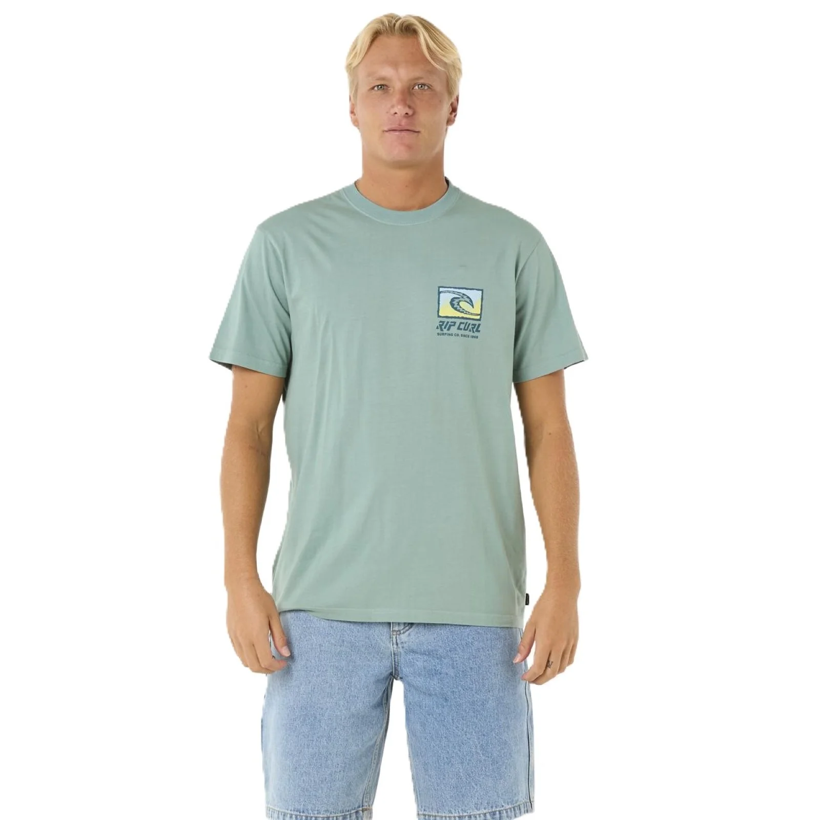 Rip Curl Mens Raw Energy Trad Short Sleeve T-Shirt - Image 5