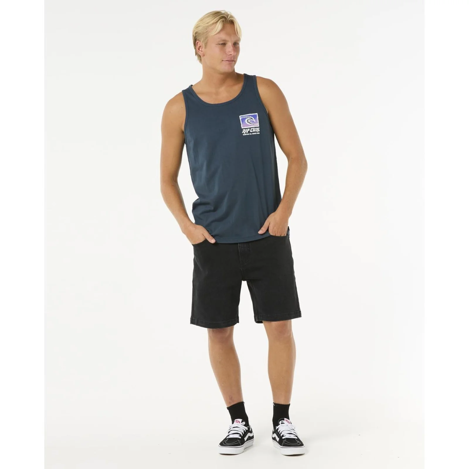 Rip Curl Mens Raw Energy Trad Tank Vest - Image 8