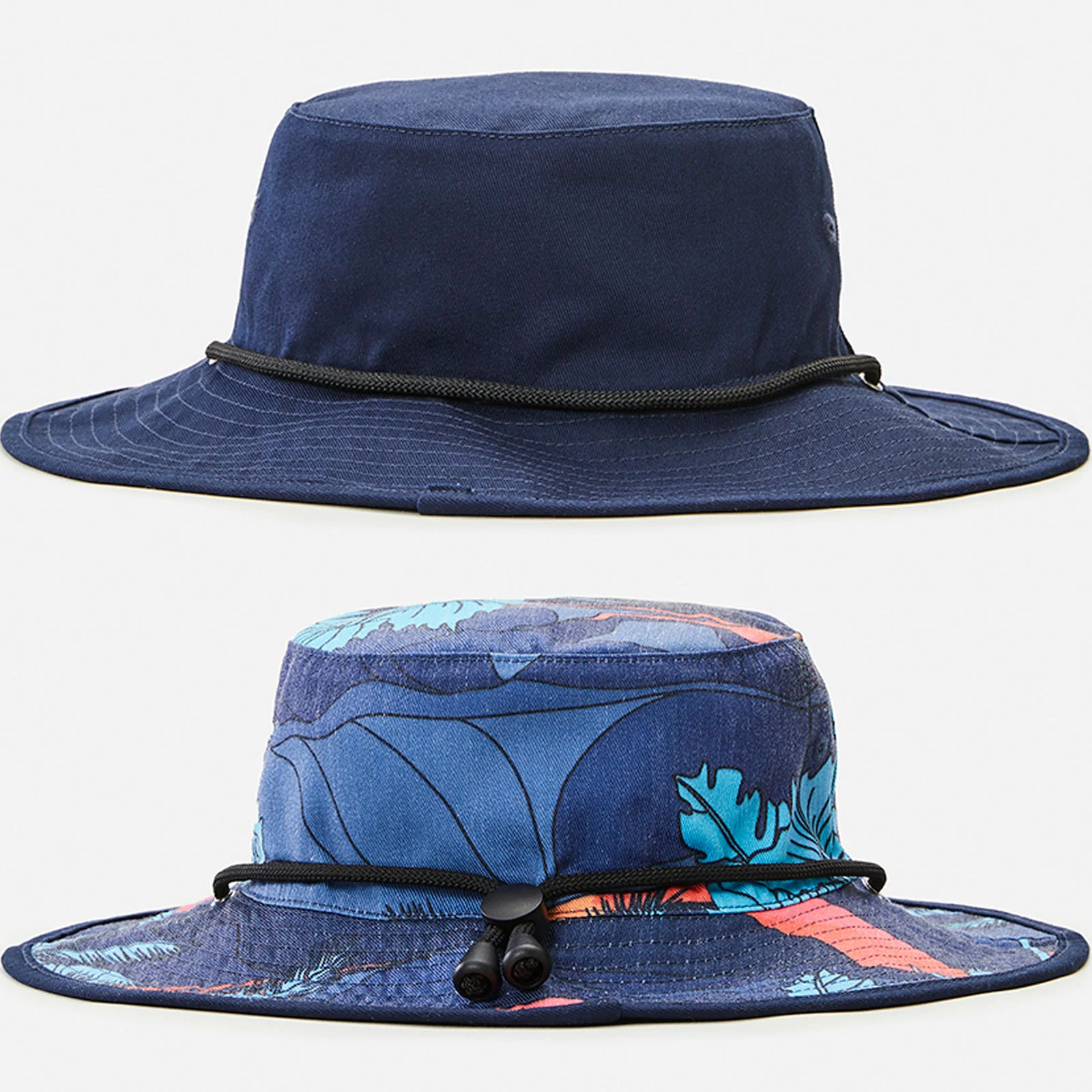 Rip Curl Mens Revo Valley Mid Brim Reversable Bucket Hat - Image 4