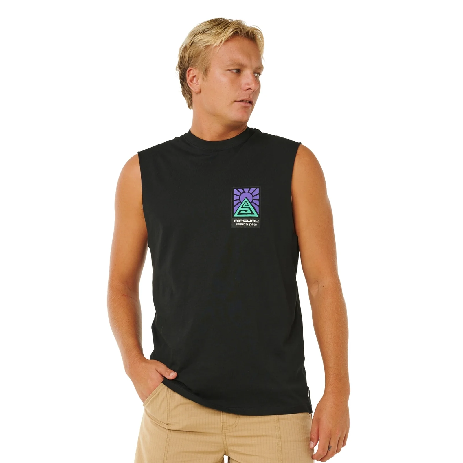 Rip Curl Mens Search Dawn Muscle Vest - Image 12