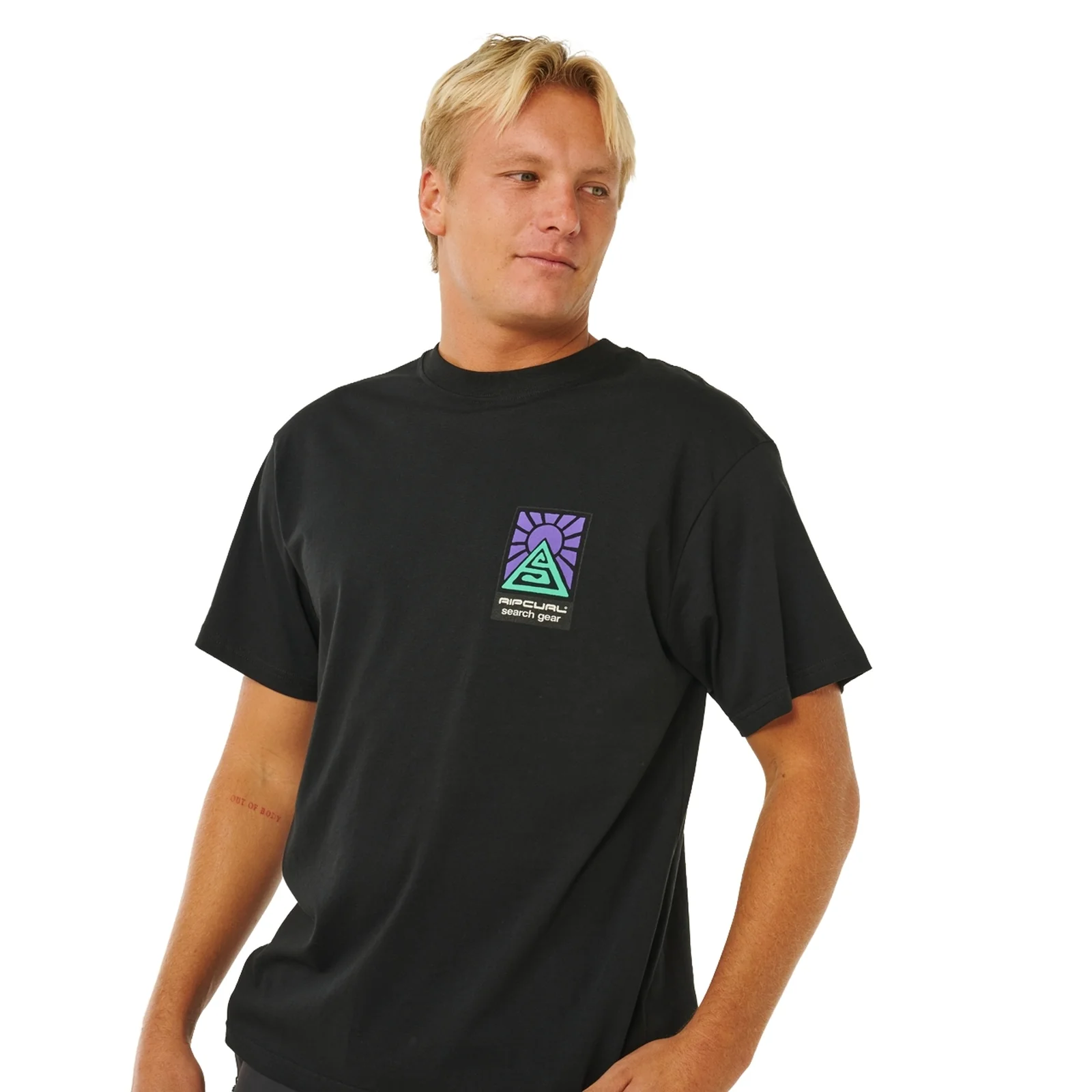 Rip Curl Mens Search Dawn Short Sleeve T-Shirt - Image 17