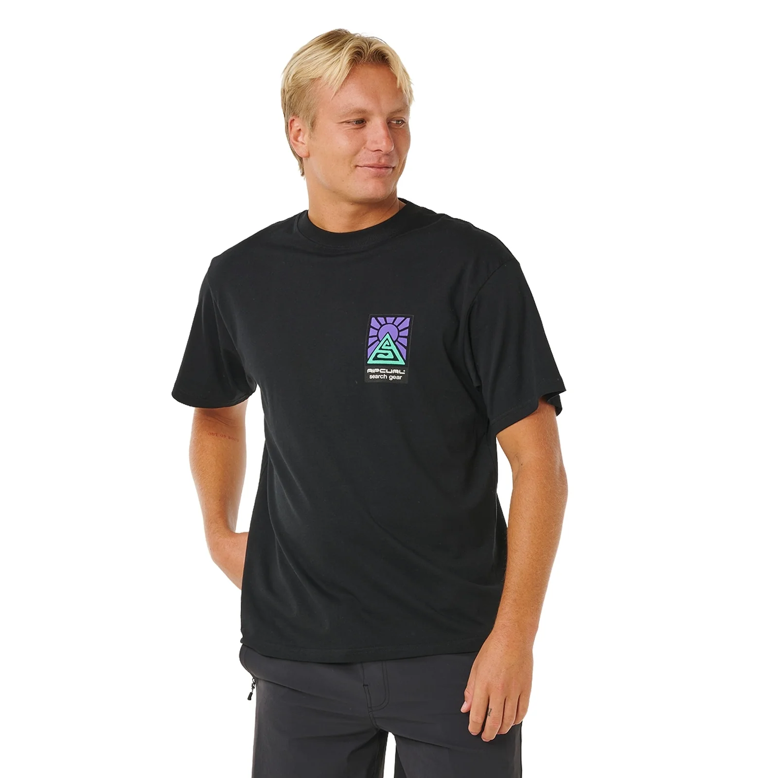 Rip Curl Mens Search Dawn Short Sleeve T-Shirt - Image 2