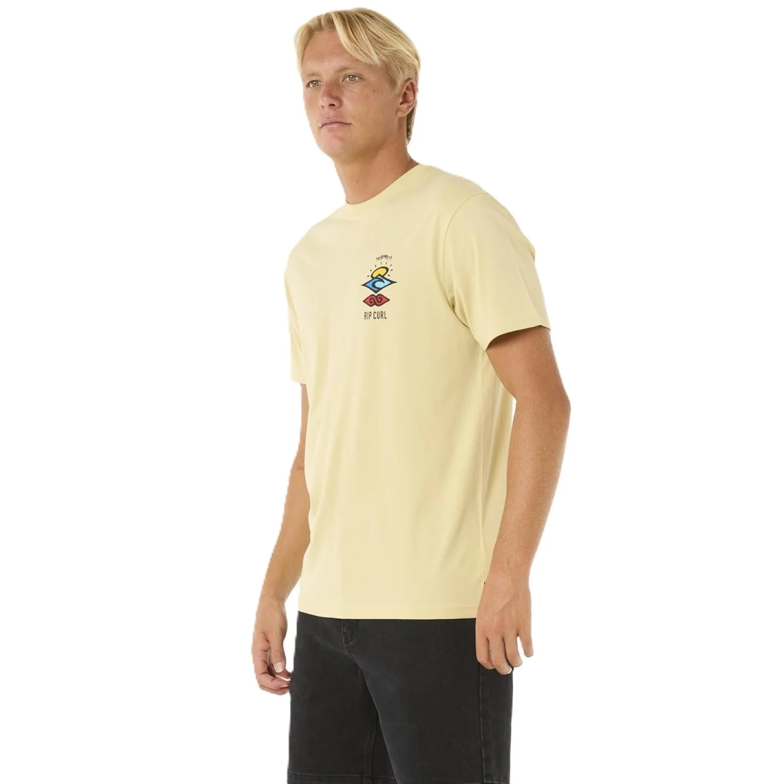 Rip Curl Mens Search Icon Short Sleeve Crew Neck T-Shirt - Image 15