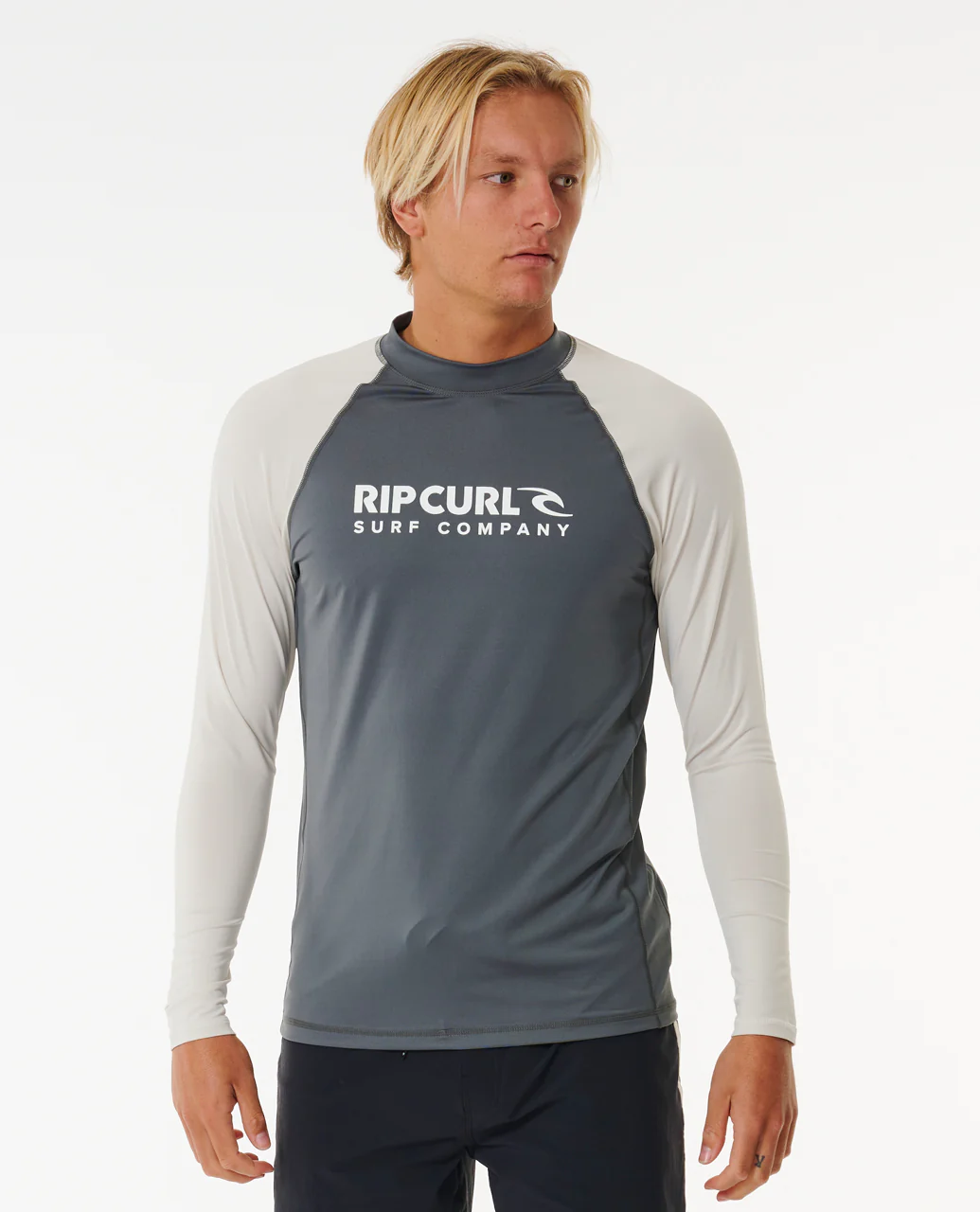 Rip Curl Mens Shock UPF 50 Long Sleeve Rash Vest - Image 2