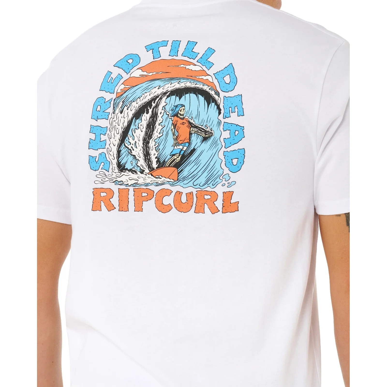Rip Curl Mens Shred Til Graphic Short Sleeve T-Shirt - Image 19