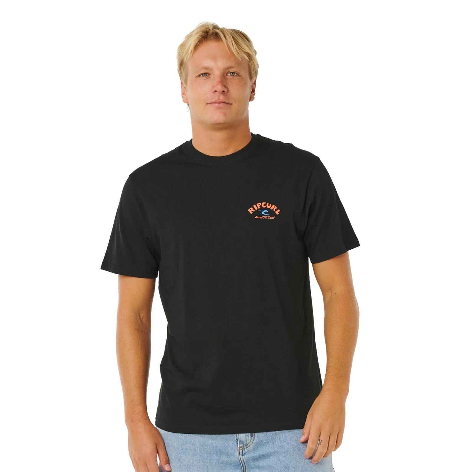 Rip Curl Mens Shred Til Graphic Short Sleeve T-Shirt - Image 2