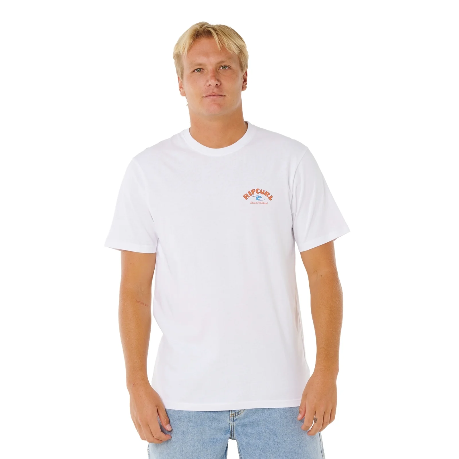 Rip Curl Mens Shred Til Graphic Short Sleeve T-Shirt - Image 3