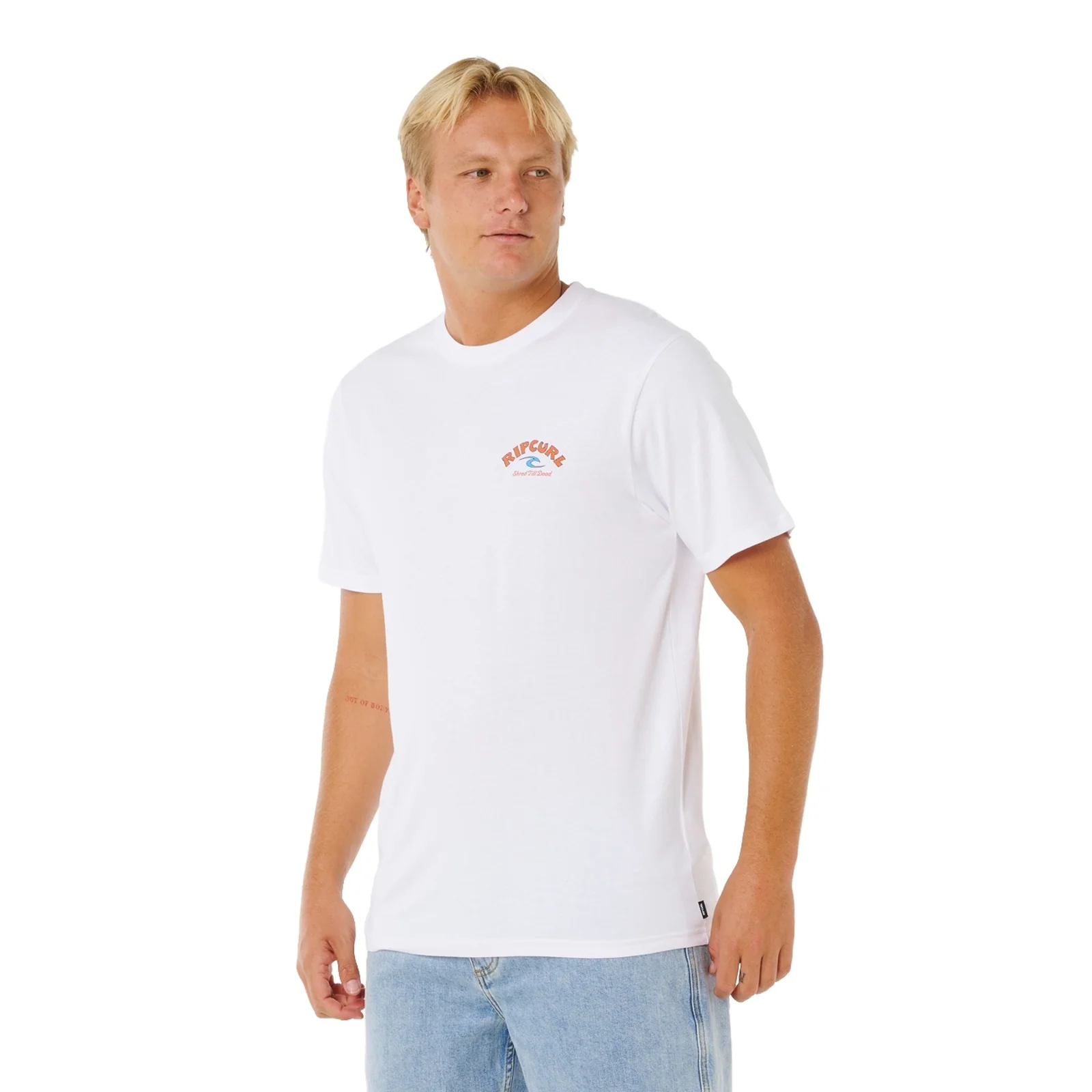 Rip Curl Mens Shred Til Graphic Short Sleeve T-Shirt - Image 7
