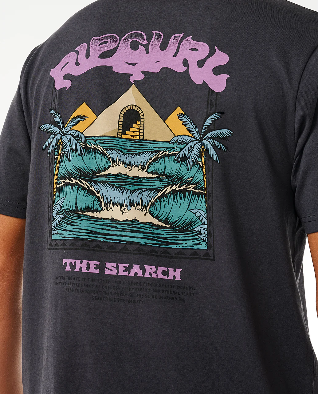 Rip Curl Mens Sphinx Cotton Crew Neck Short Sleeve T-Shirt - Image 11