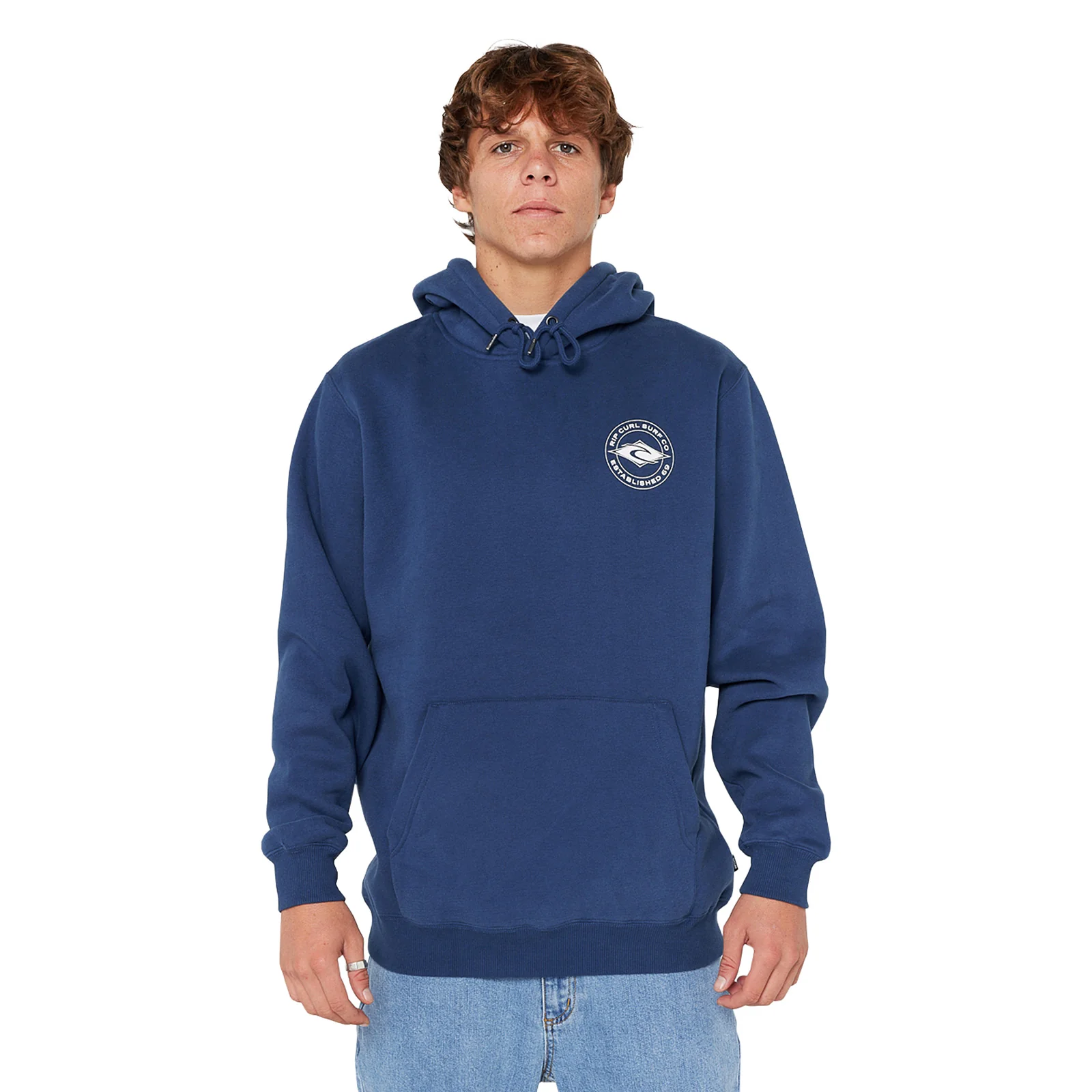 Rip Curl Mens Staple Back Print Logo Hoodie - Image 4