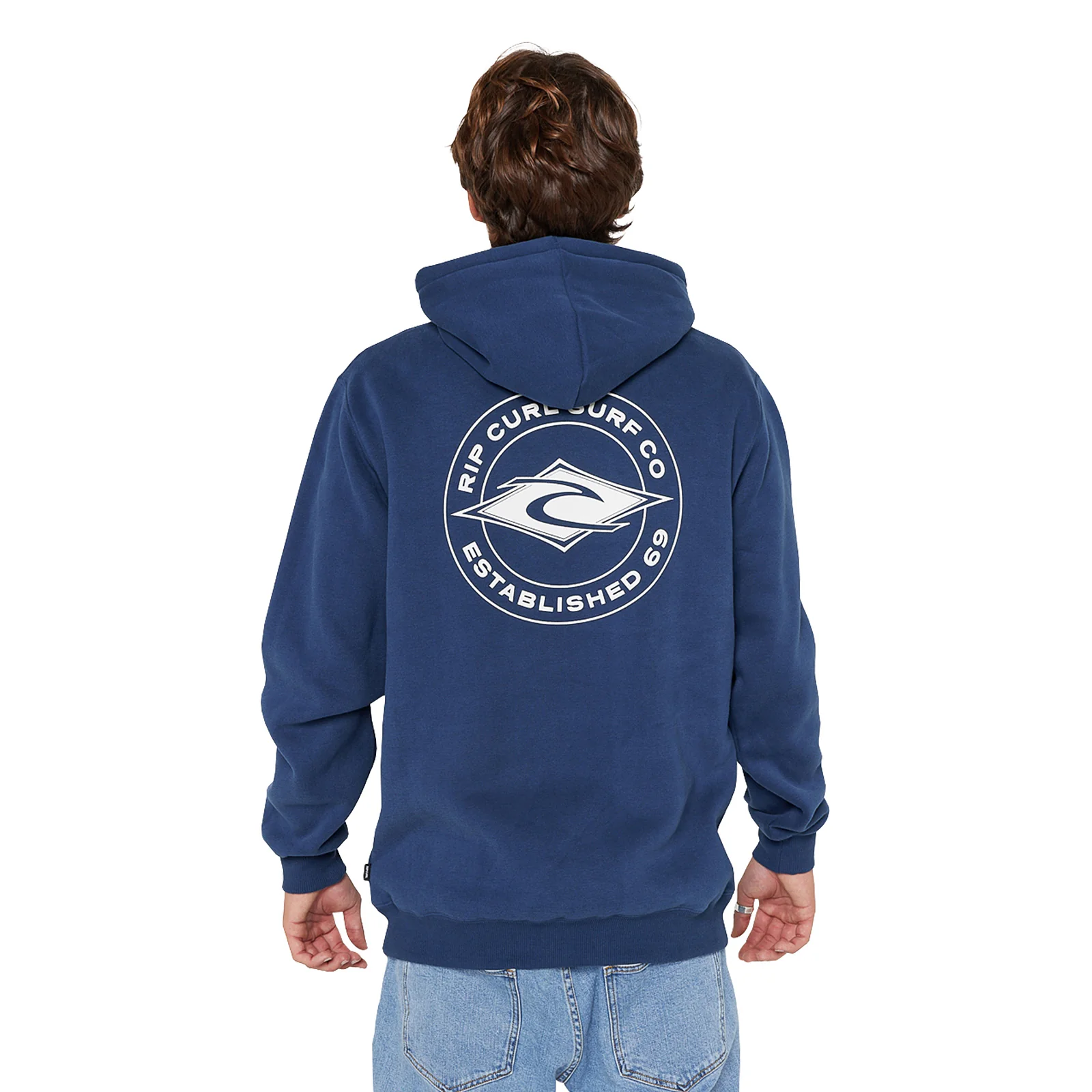 Rip Curl Mens Staple Back Print Logo Hoodie - Image 7