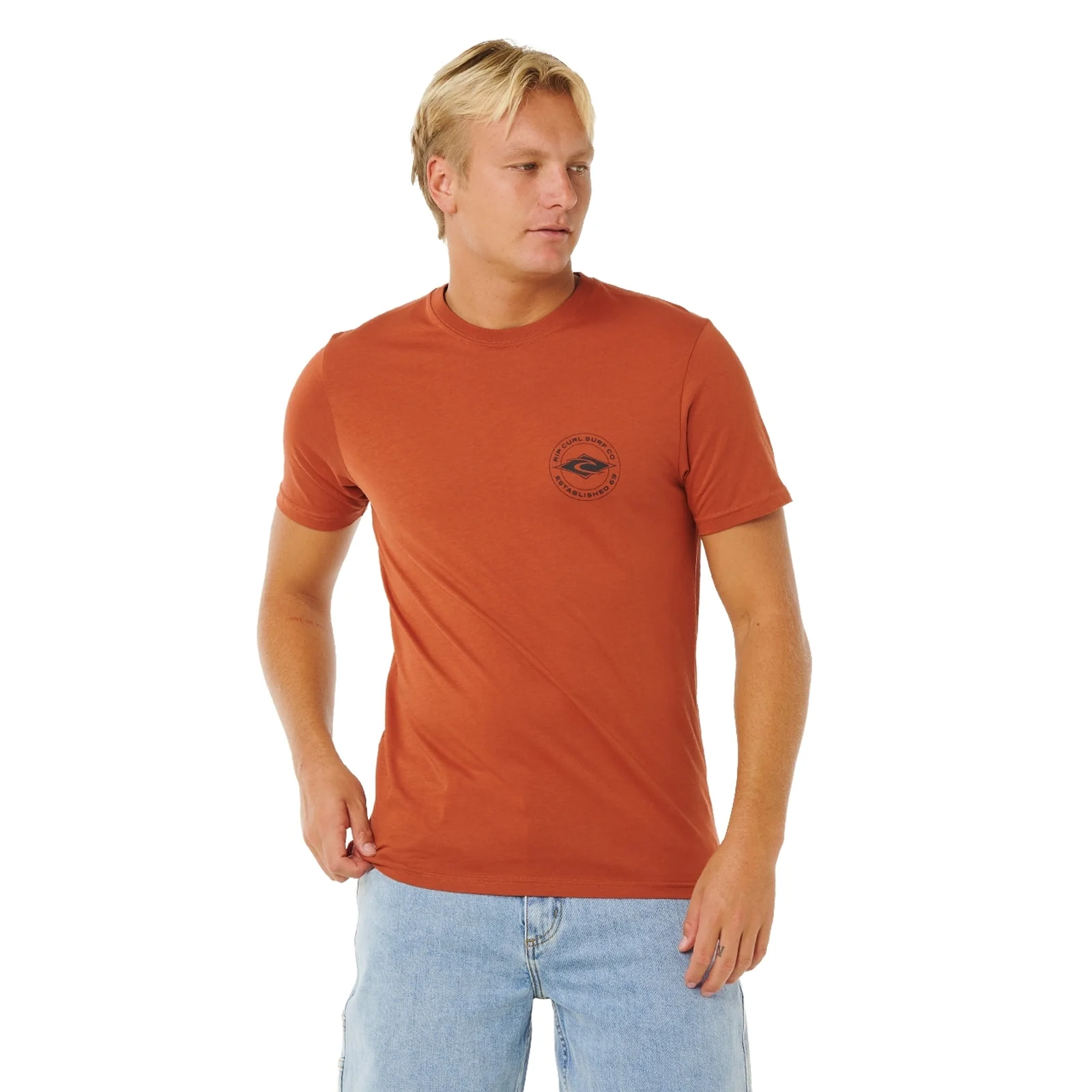 Rip Curl Mens Staple Graphic Short Sleeve T-Shirt - Image 5