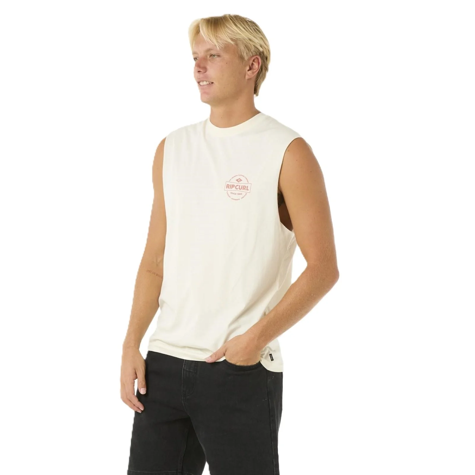 Rip Curl Mens Stapler Muscle Vest - Image 7