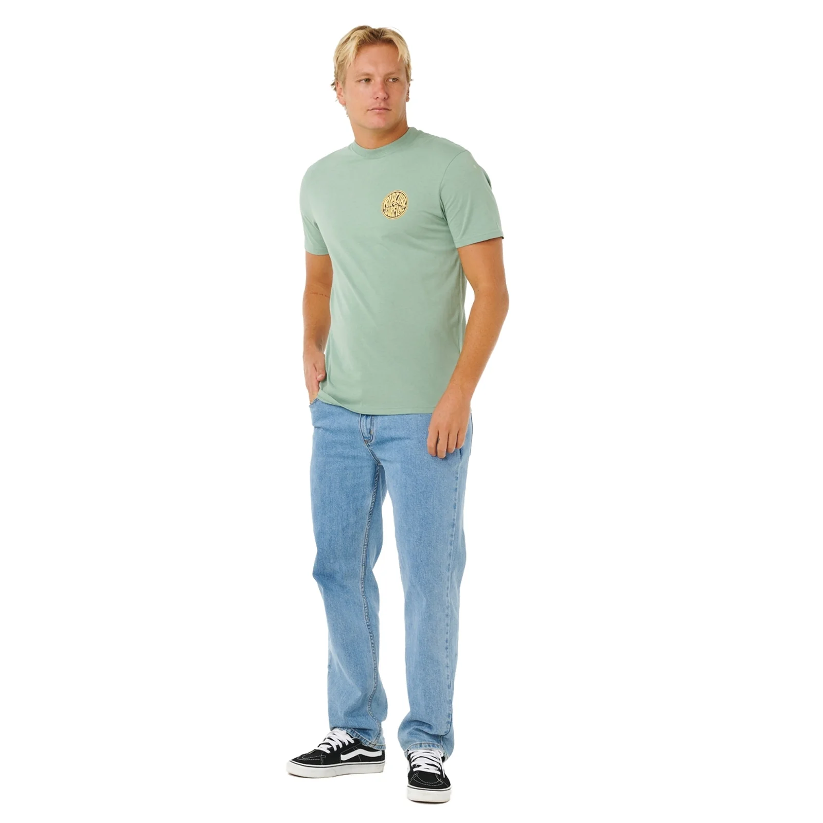 Rip Curl Mens Streamline Palmy Graphic Short Sleeve T-Shirt - Image 16