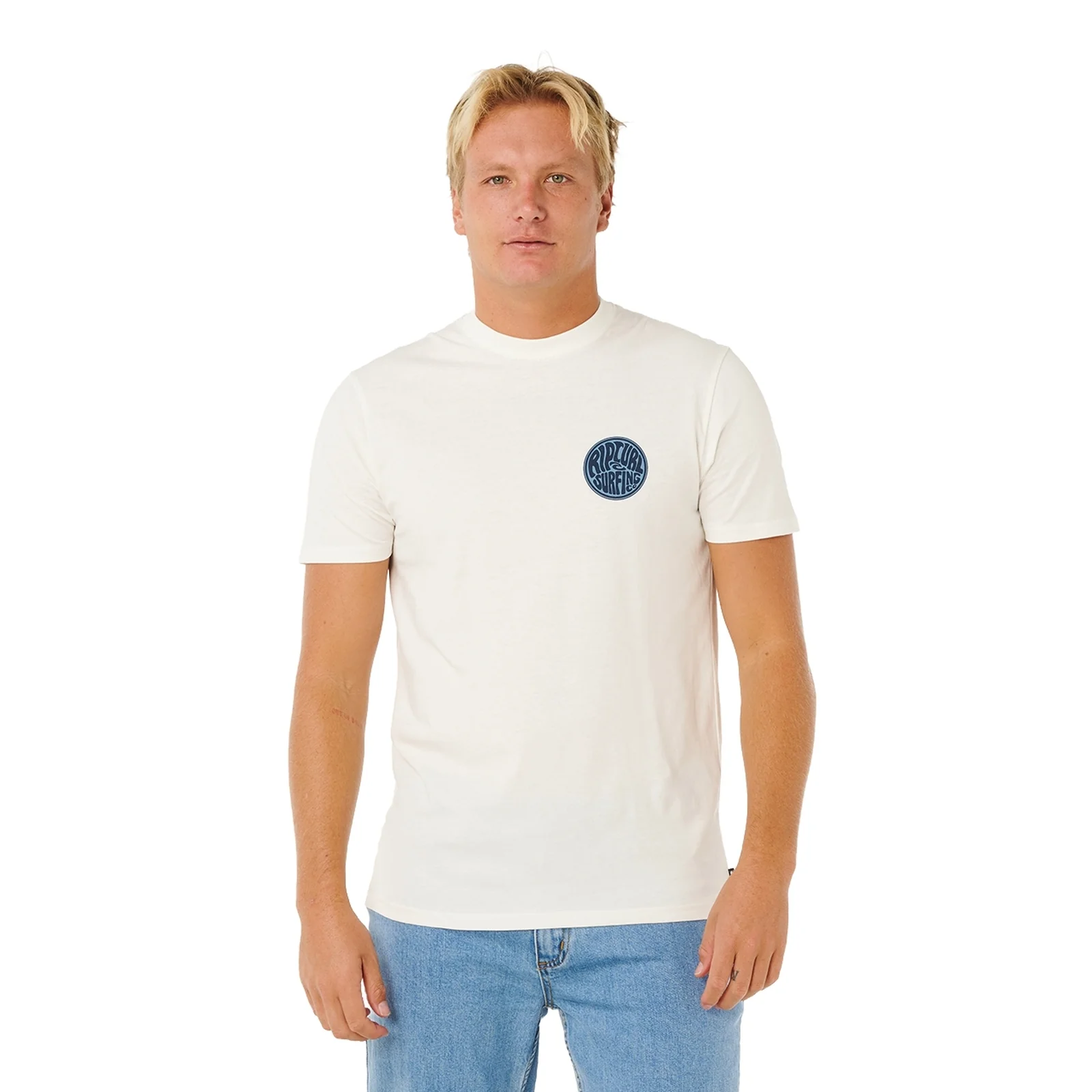 Rip Curl Mens Streamline Palmy Graphic Short Sleeve T-Shirt - Image 3