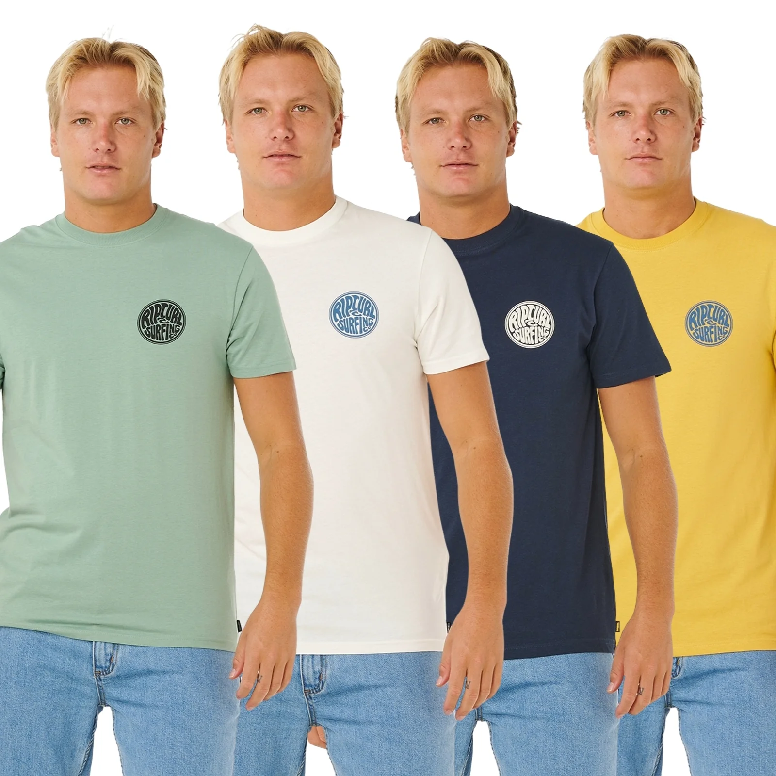 Rip Curl Mens Streamline Pass Graphic Short Sleeve T-Shirt