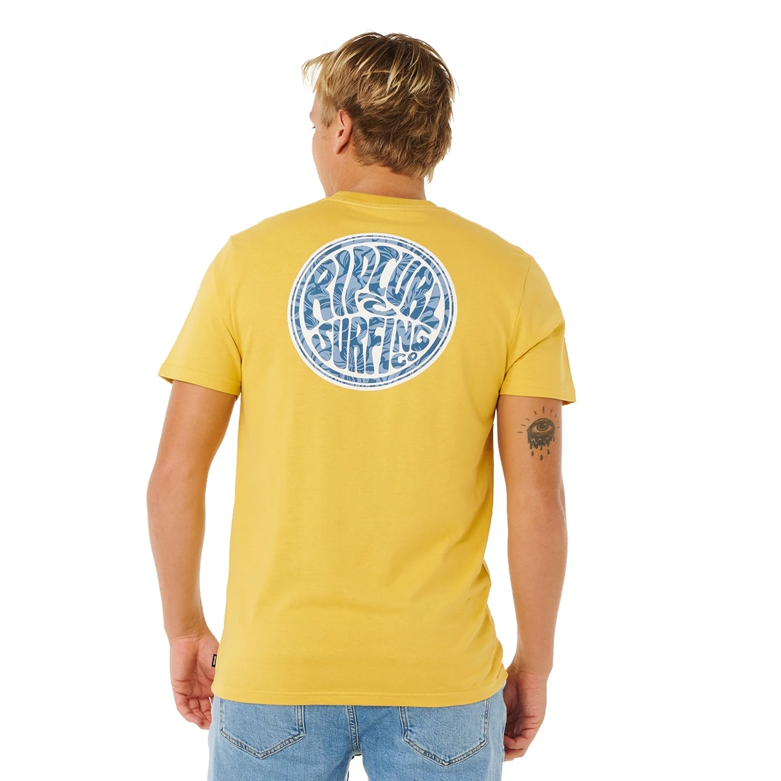 Rip Curl Mens Streamline Pass Graphic Short Sleeve T-Shirt - Image 10