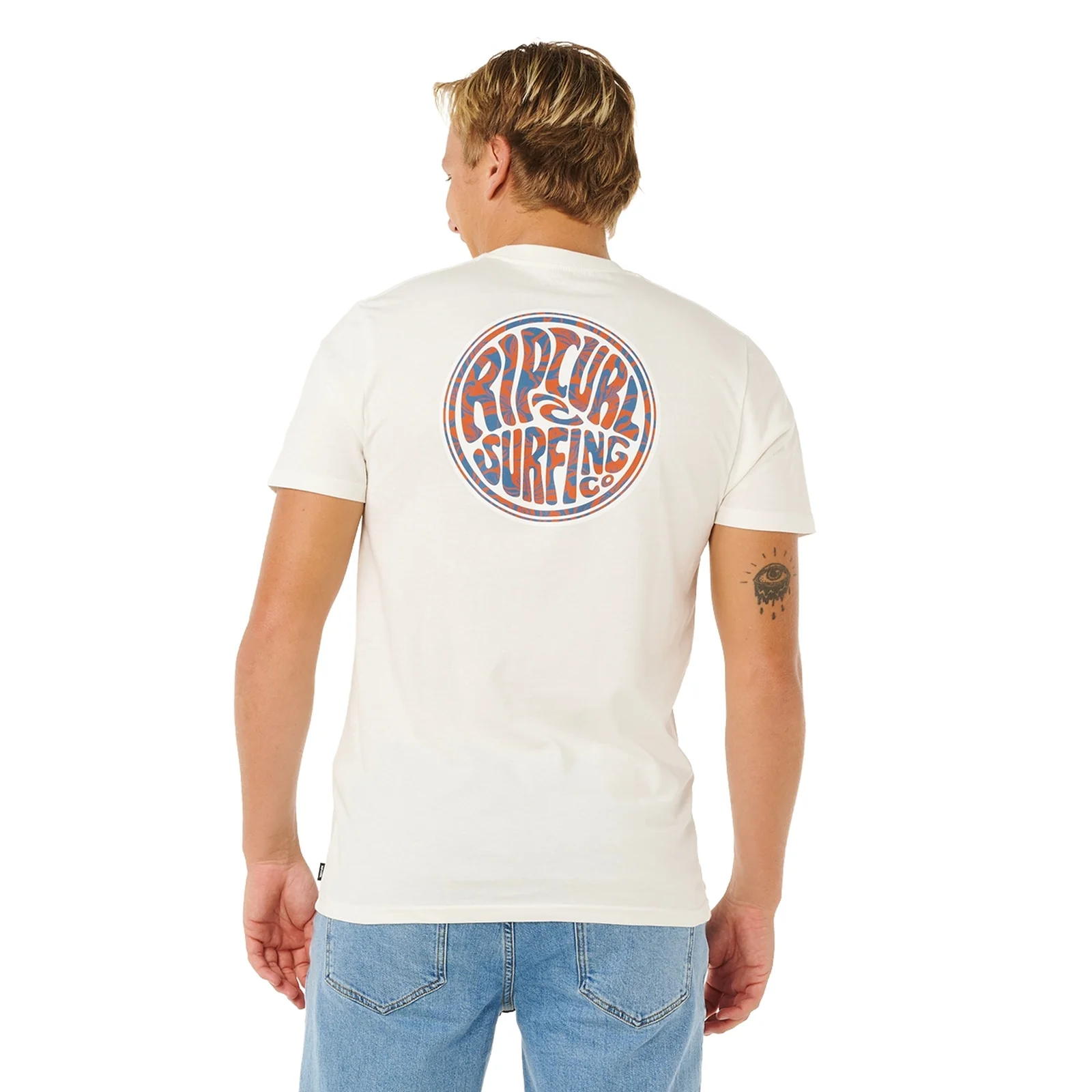 Rip Curl Mens Streamline Pass Graphic Short Sleeve T-Shirt - Image 12
