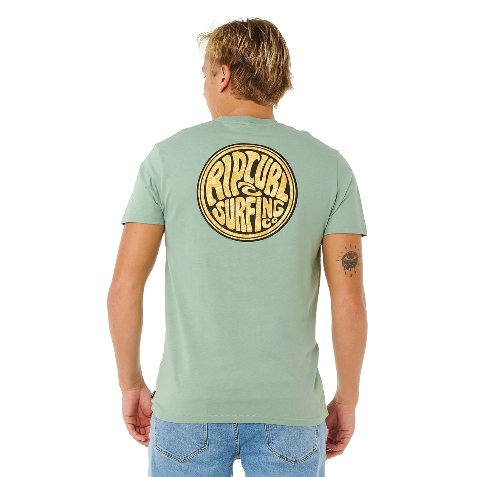Rip Curl Mens Streamline Pass Graphic Short Sleeve T-Shirt - Image 13