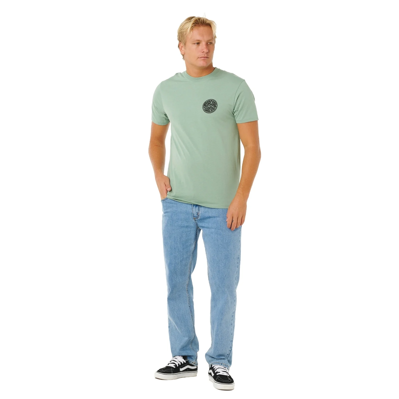 Rip Curl Mens Streamline Pass Graphic Short Sleeve T-Shirt - Image 17