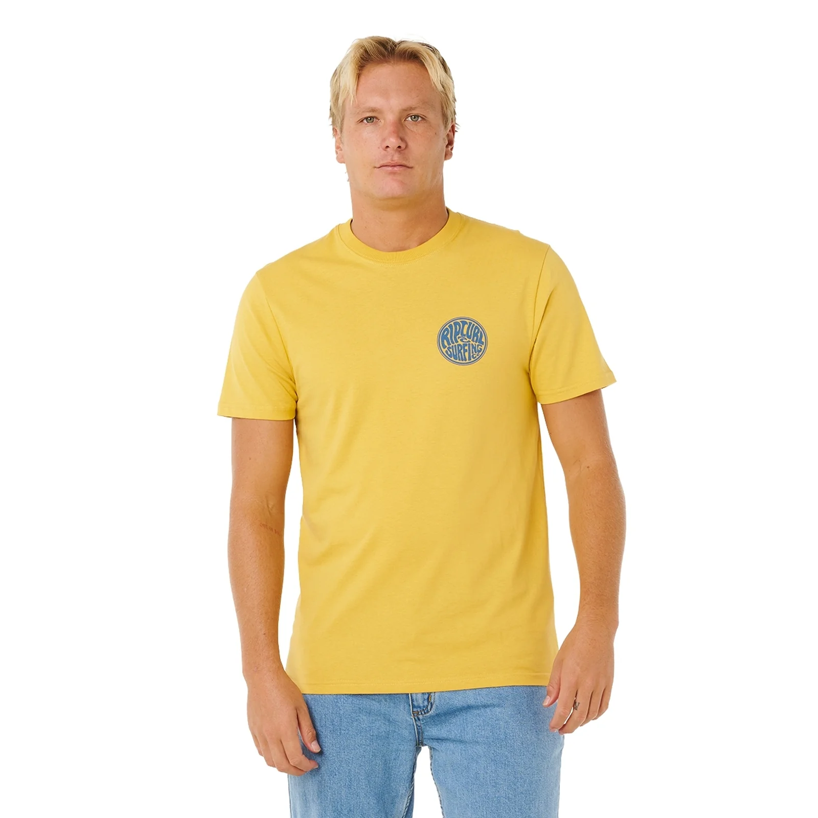 Rip Curl Mens Streamline Pass Graphic Short Sleeve T-Shirt - Image 2