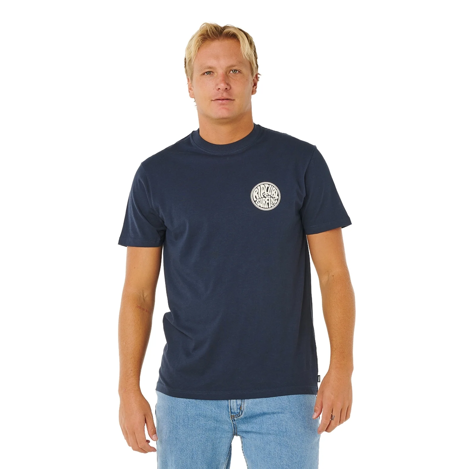 Rip Curl Mens Streamline Pass Graphic Short Sleeve T-Shirt - Image 3