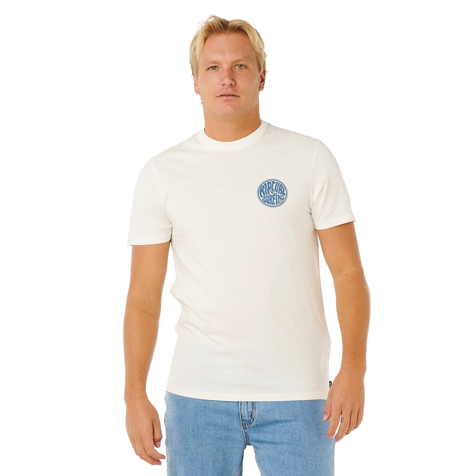 Rip Curl Mens Streamline Pass Graphic Short Sleeve T-Shirt - Image 4