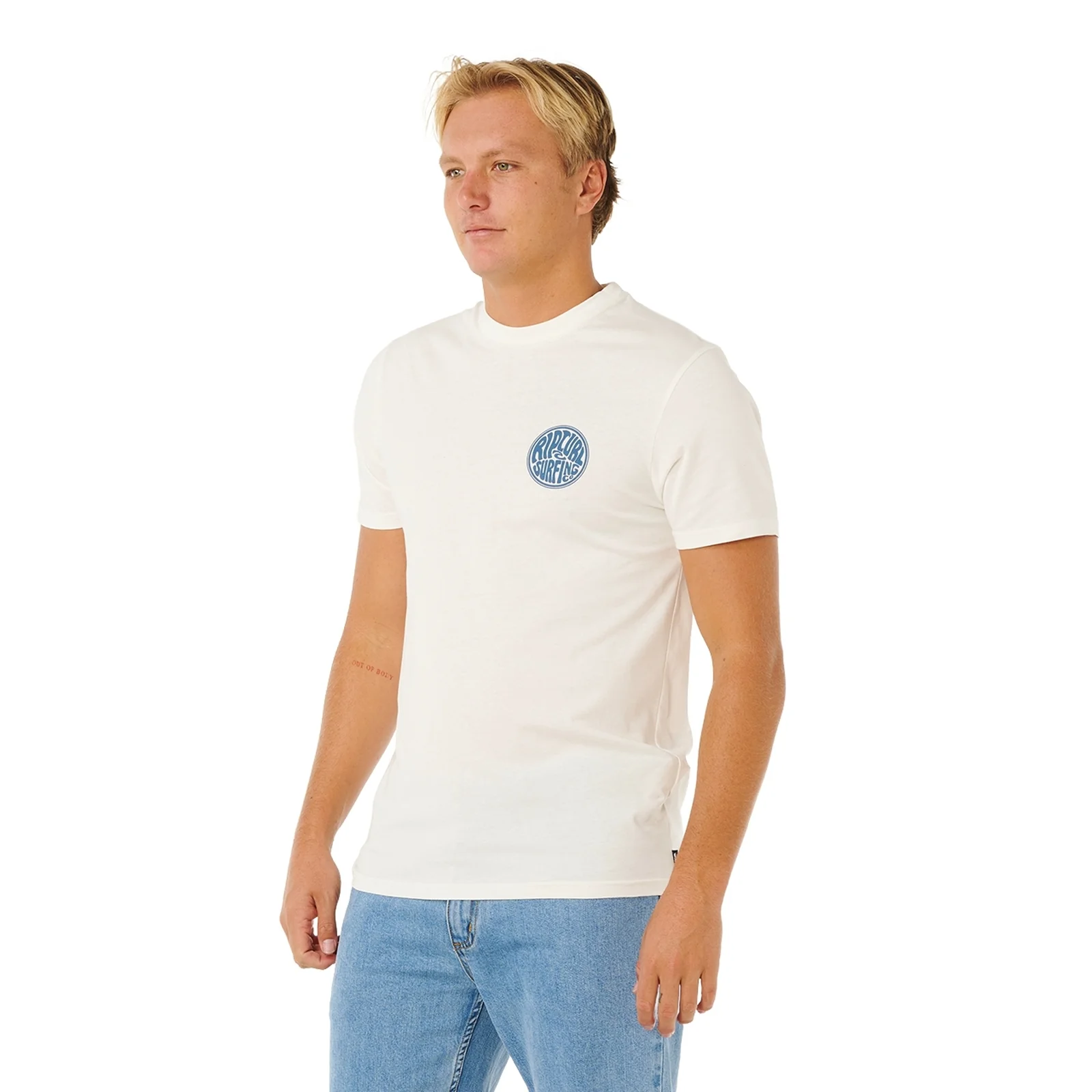 Rip Curl Mens Streamline Pass Graphic Short Sleeve T-Shirt - Image 8