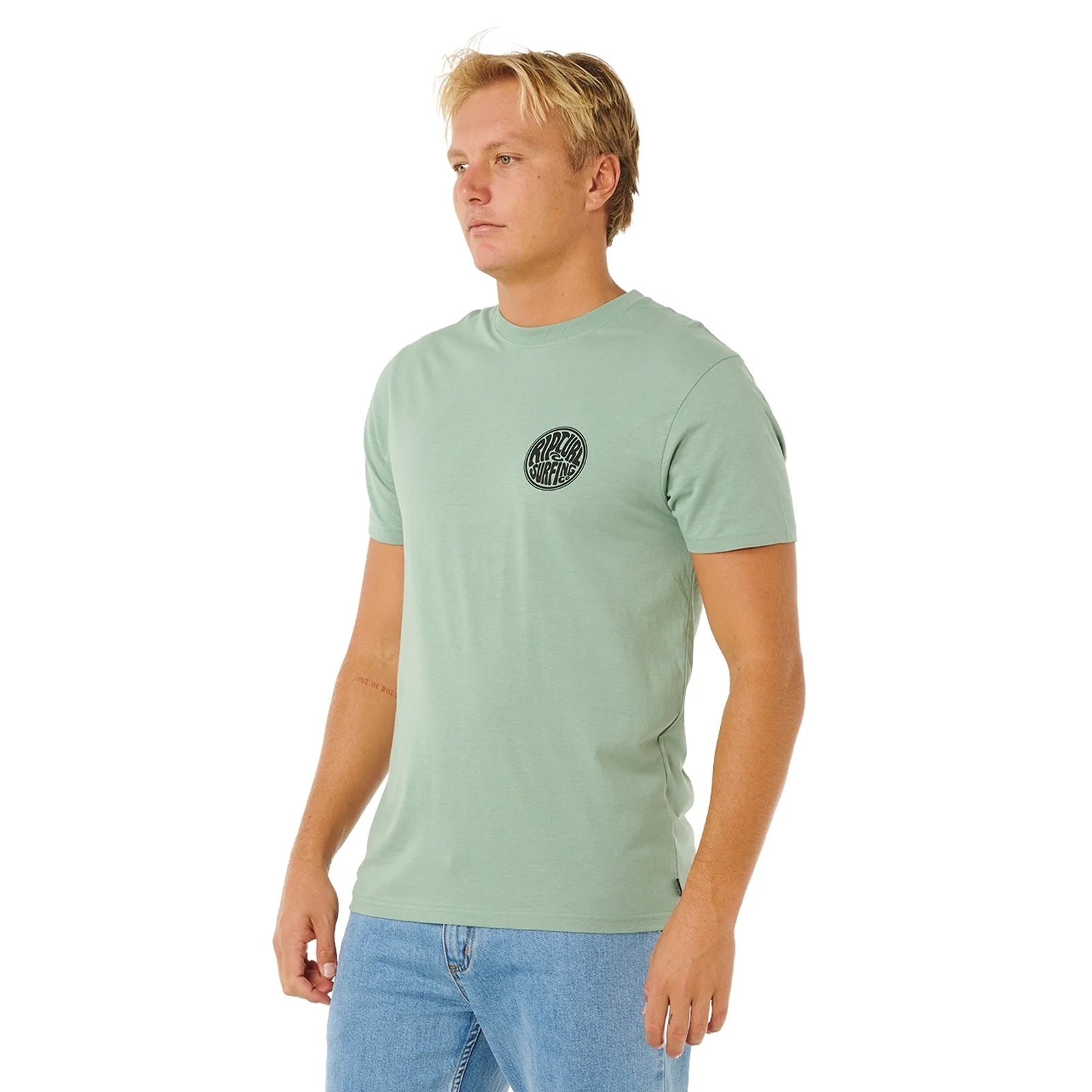 Rip Curl Mens Streamline Pass Graphic Short Sleeve T-Shirt - Image 9