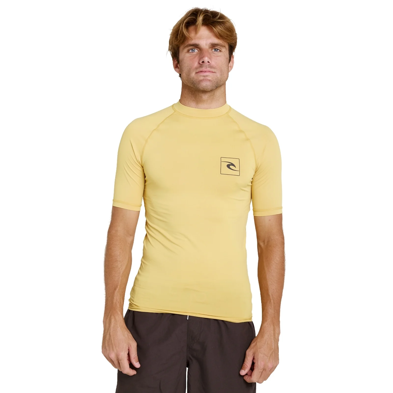 Rip Curl Mens Streamline UPF Short Sleeve Rash Vest - Image 2