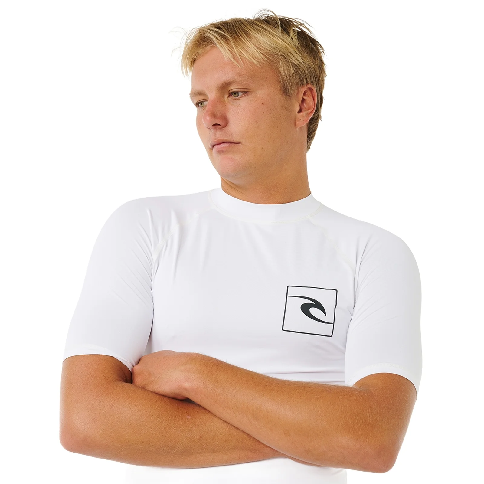 Rip Curl Mens Streamline UPF Short Sleeve Rash Vest - Image 31