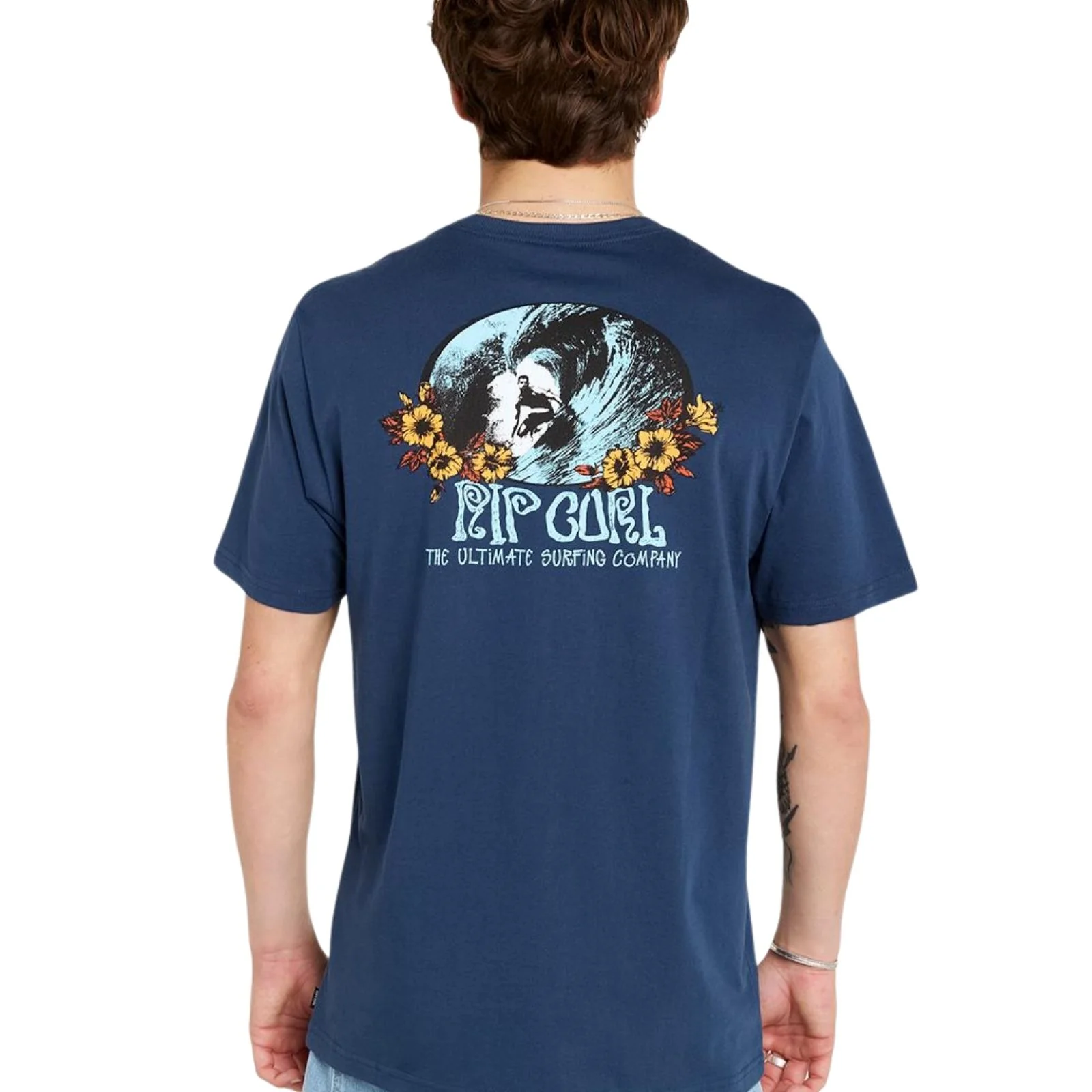 Rip Curl Mens Surf Paradise F&B Short Sleeve T-Shirt - Smokey Grape - Image 10