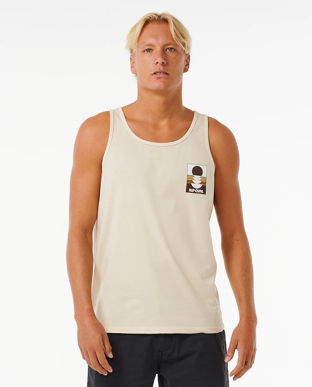 Rip Curl Mens Surf Reivival Peaking Cotton Vest Top - Image 3