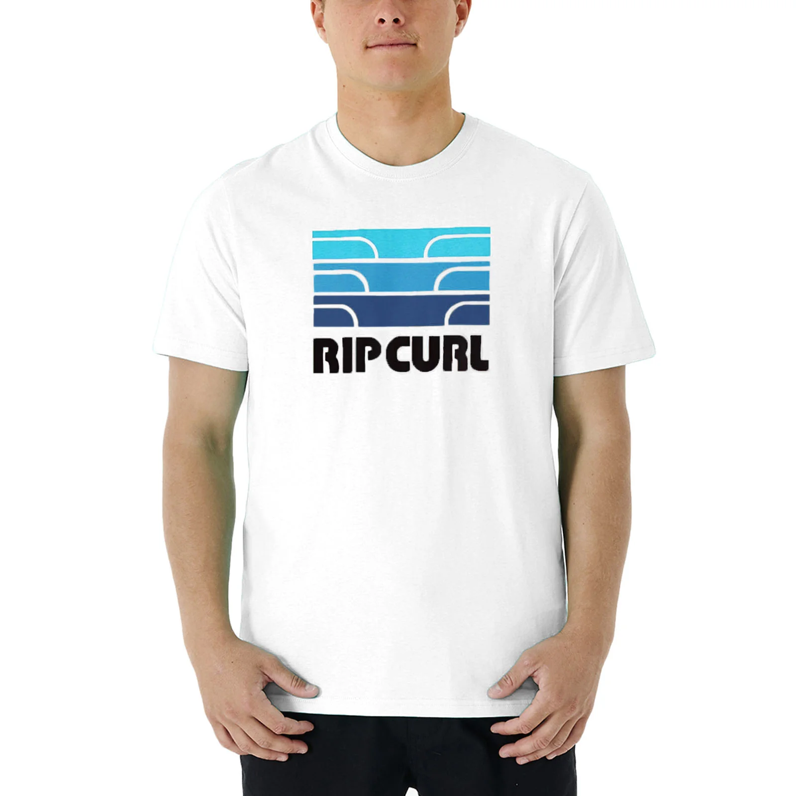 Rip Curl Mens Surf Revival Crew Neck Cotton T-Shirt - Image 4