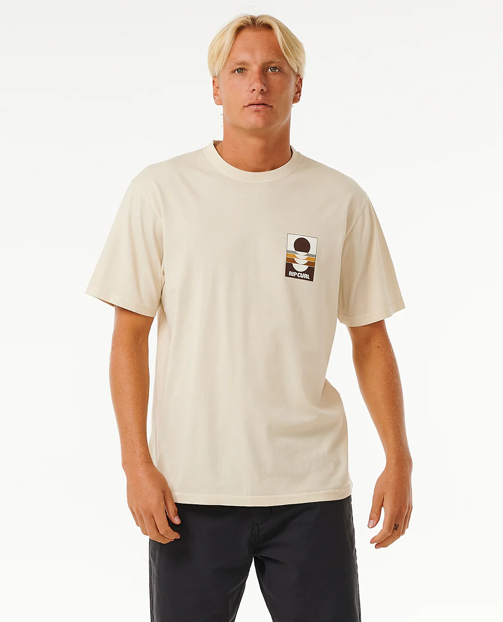 Rip Curl Mens Surf Revival Peaking Short Sleeve T-Shirt - Image 3
