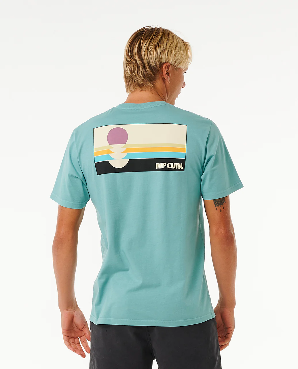 Rip Curl Mens Surf Revival Peaking Short Sleeve T-Shirt - Image 6