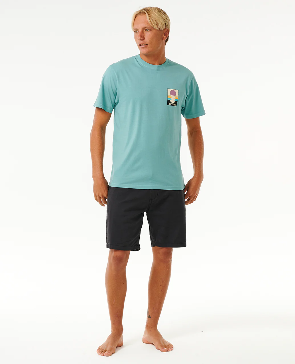 Rip Curl Mens Surf Revival Peaking Short Sleeve T-Shirt - Image 8