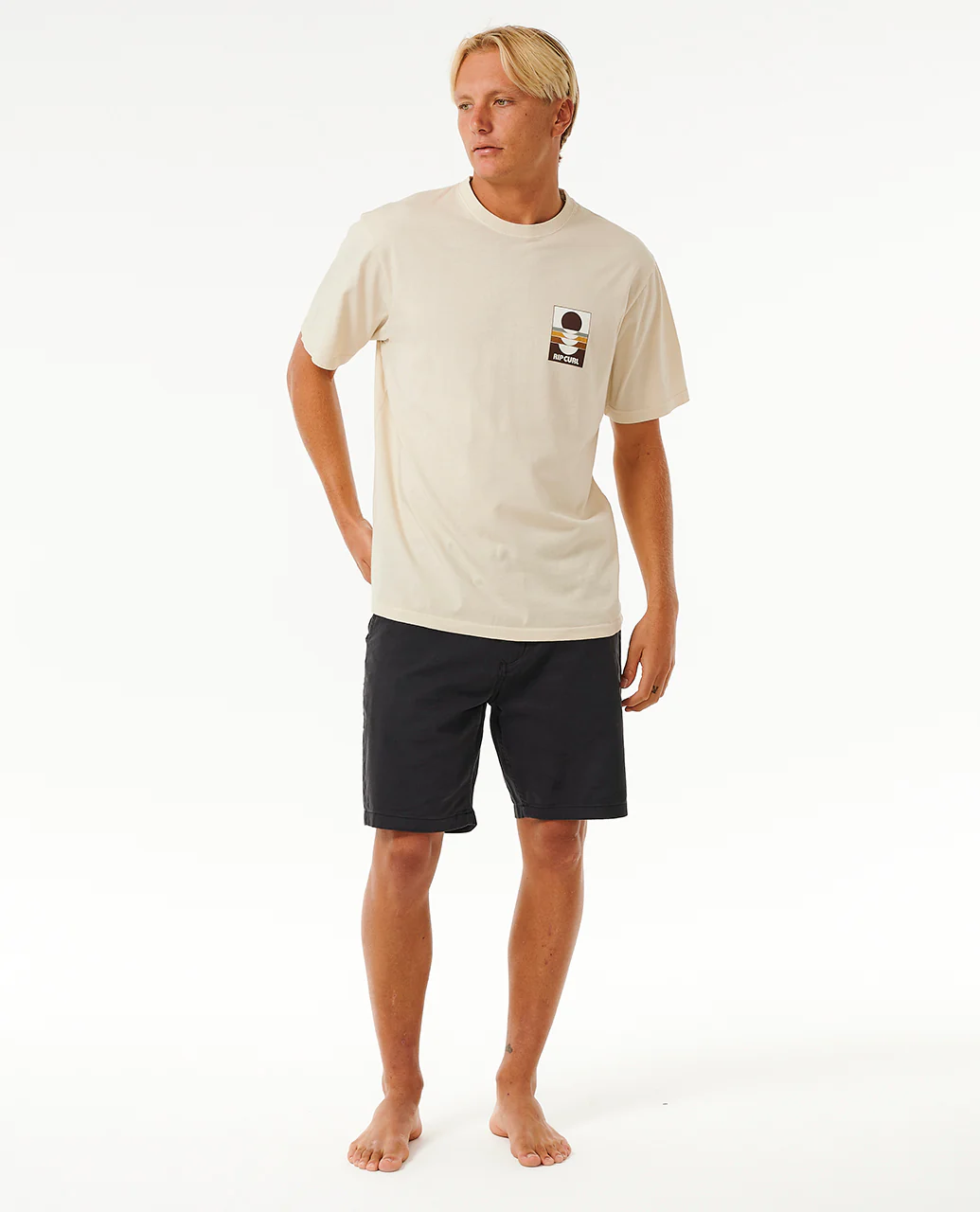 Rip Curl Mens Surf Revival Peaking Short Sleeve T-Shirt - Image 9