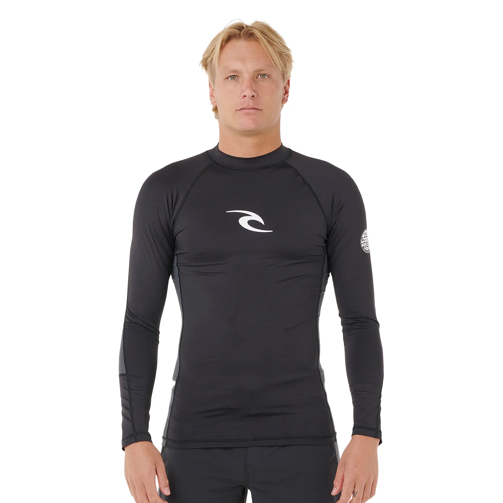 Rip Curl Mens Waves Long Sleeve Rash Vest - Image 2