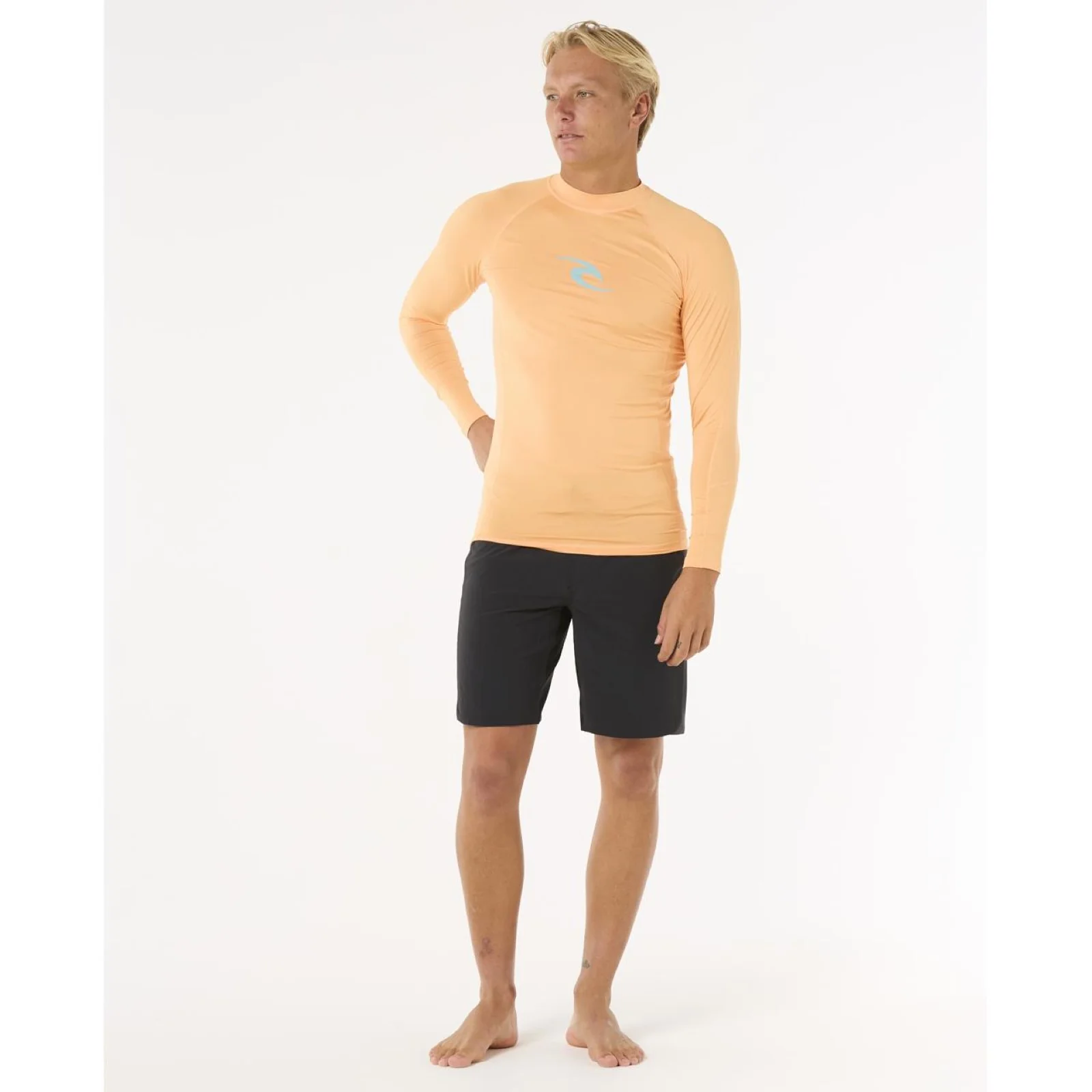 Rip Curl Mens Waves UPF 50 Perf Long Sleeve Rash Vest - Image 40